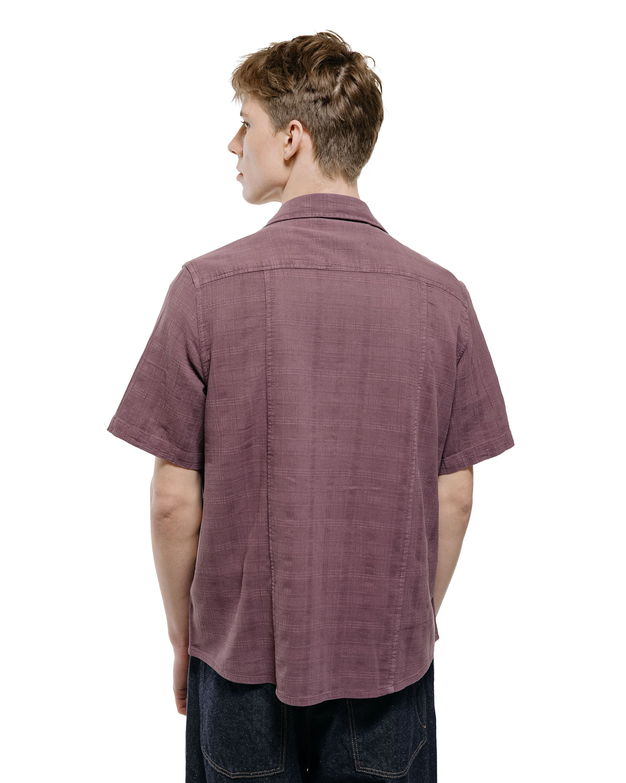 Corridor Washed Dobby SS Purple - Image 3