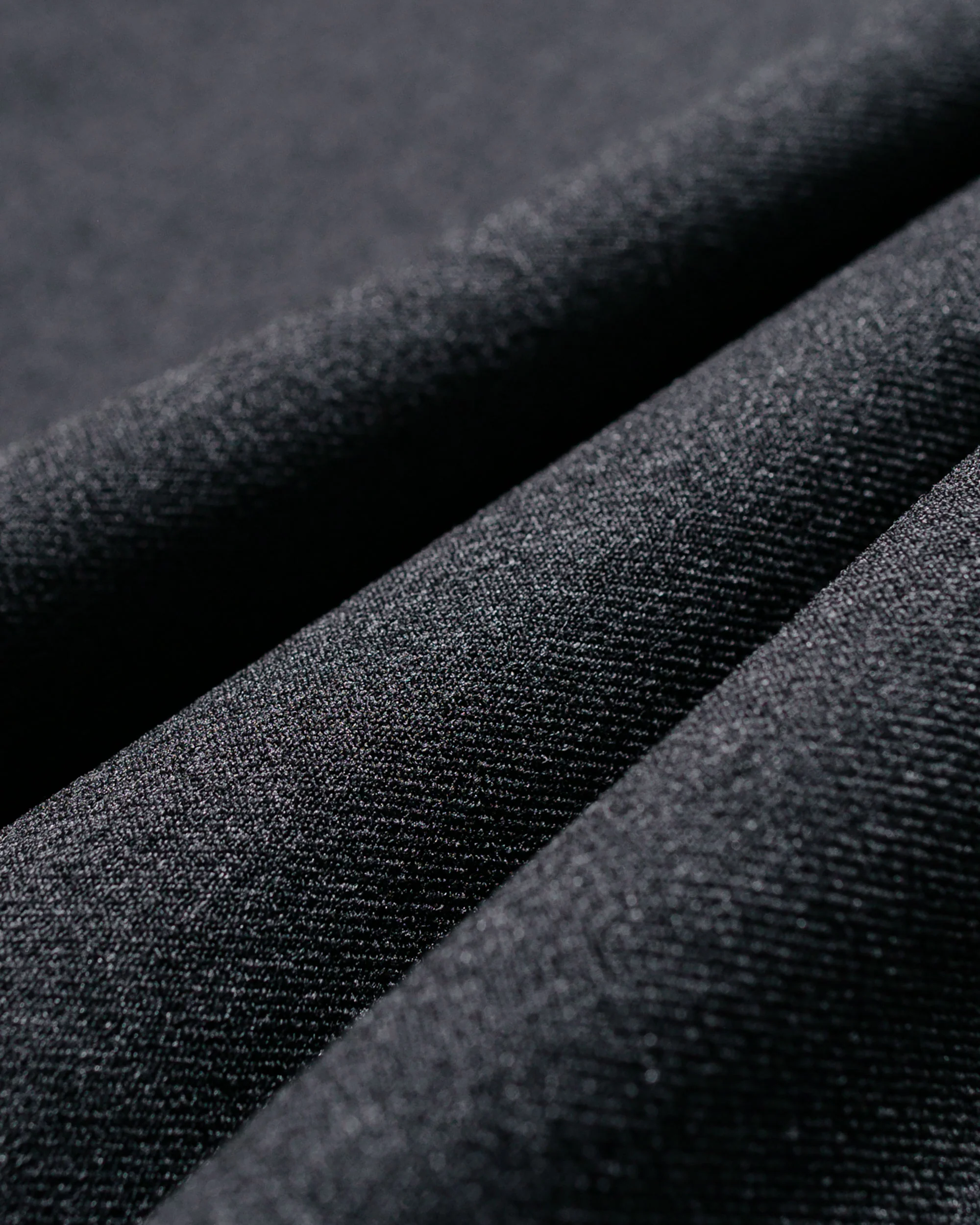 Danton Polyester Flannel Tuck Pants Dark Green/Grey - Image 6