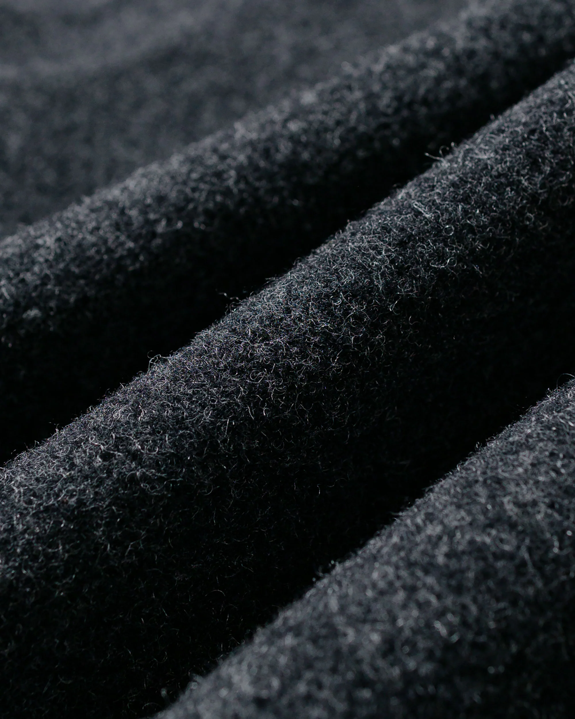 Danton Wool Pile Collar Round Jacket Charcoal - Image 6