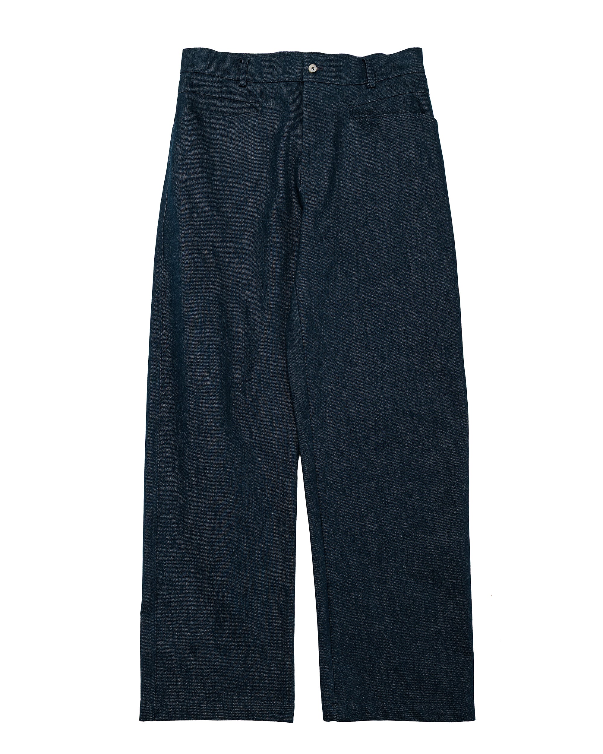 De Bonne Facture Gardian Trousers Organic French Cotton Denim Indigo