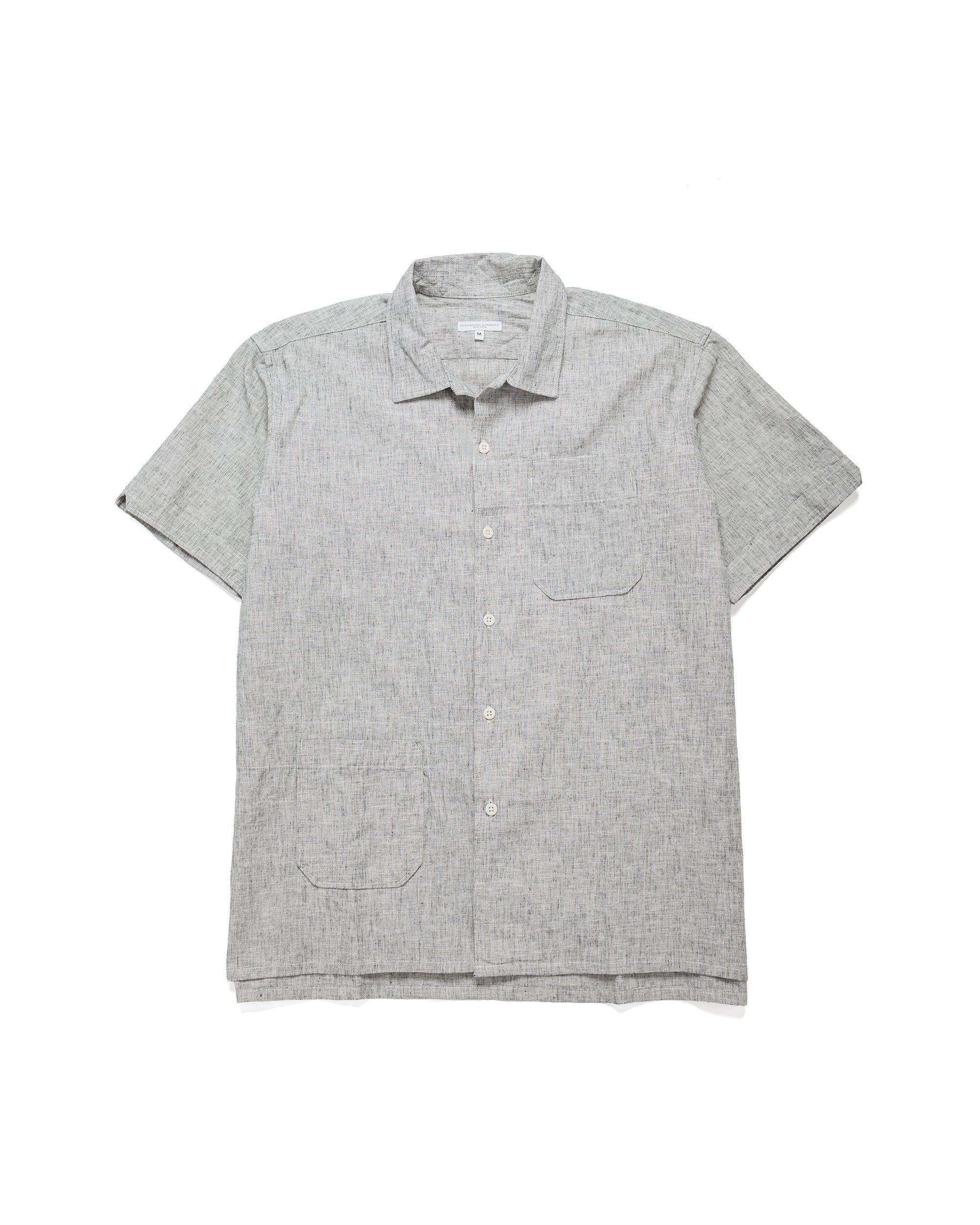 Engineered Garments Camp Shirt Heather Grey CL Melange