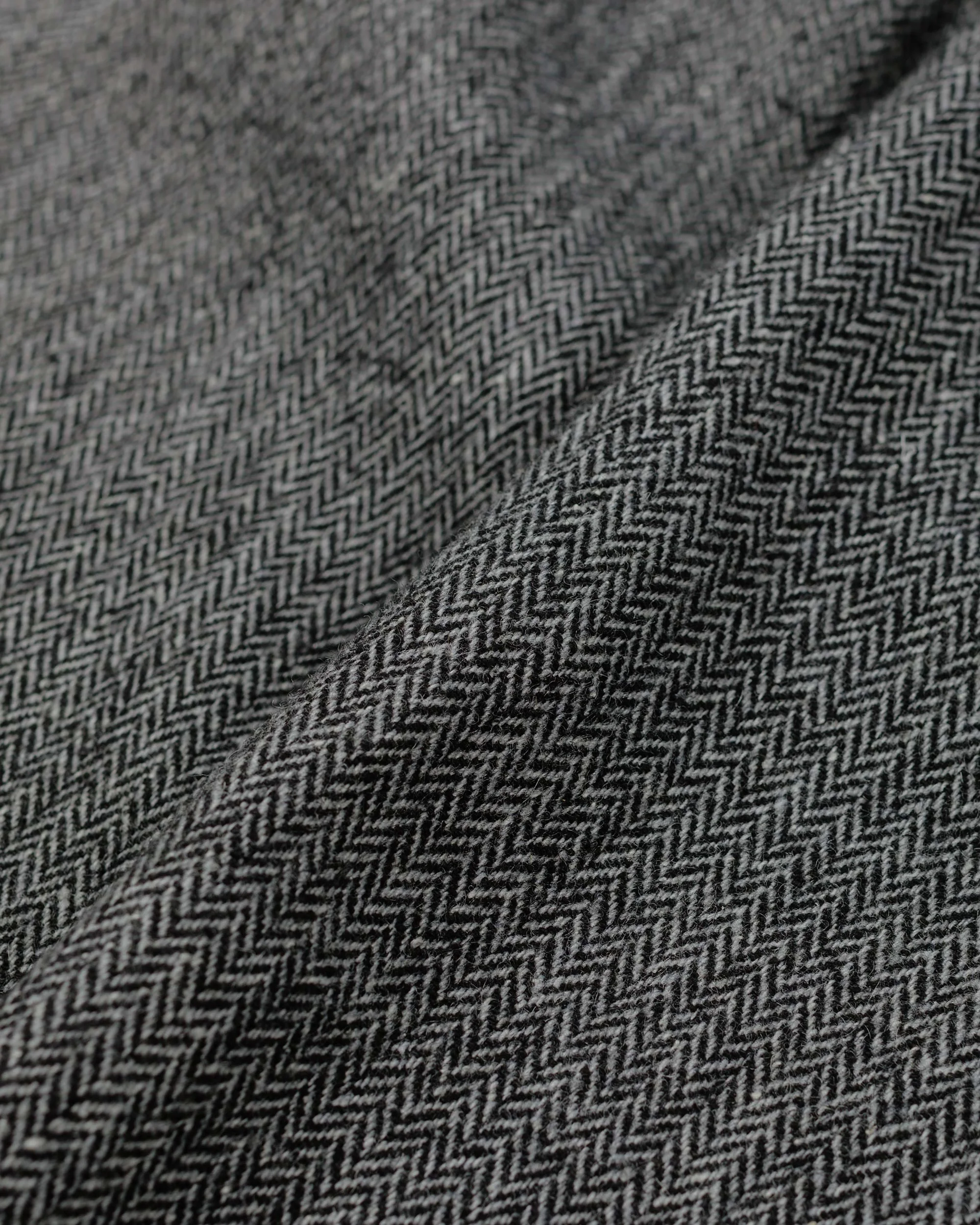 Engineered Garments FA Pant Grey Poly Wool Herringbone - Image 5