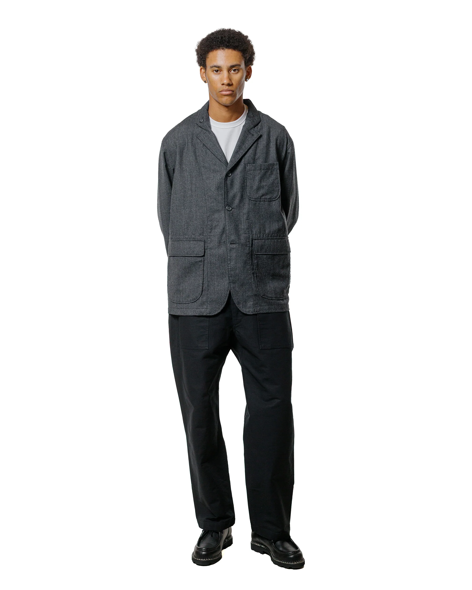 Engineered Garments Fatigue Pant Black Cotton Double Cloth - Image 4