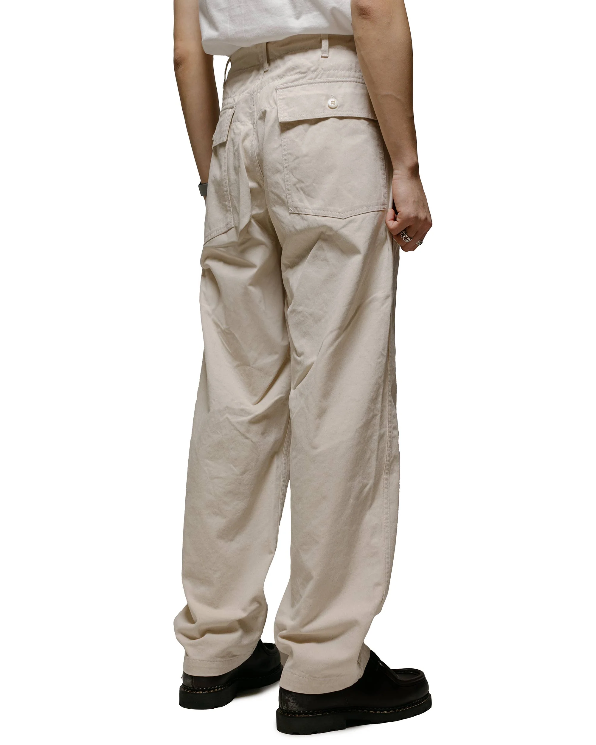 Engineered Garments Fatigue Pant Natural Chino Twill - Image 3
