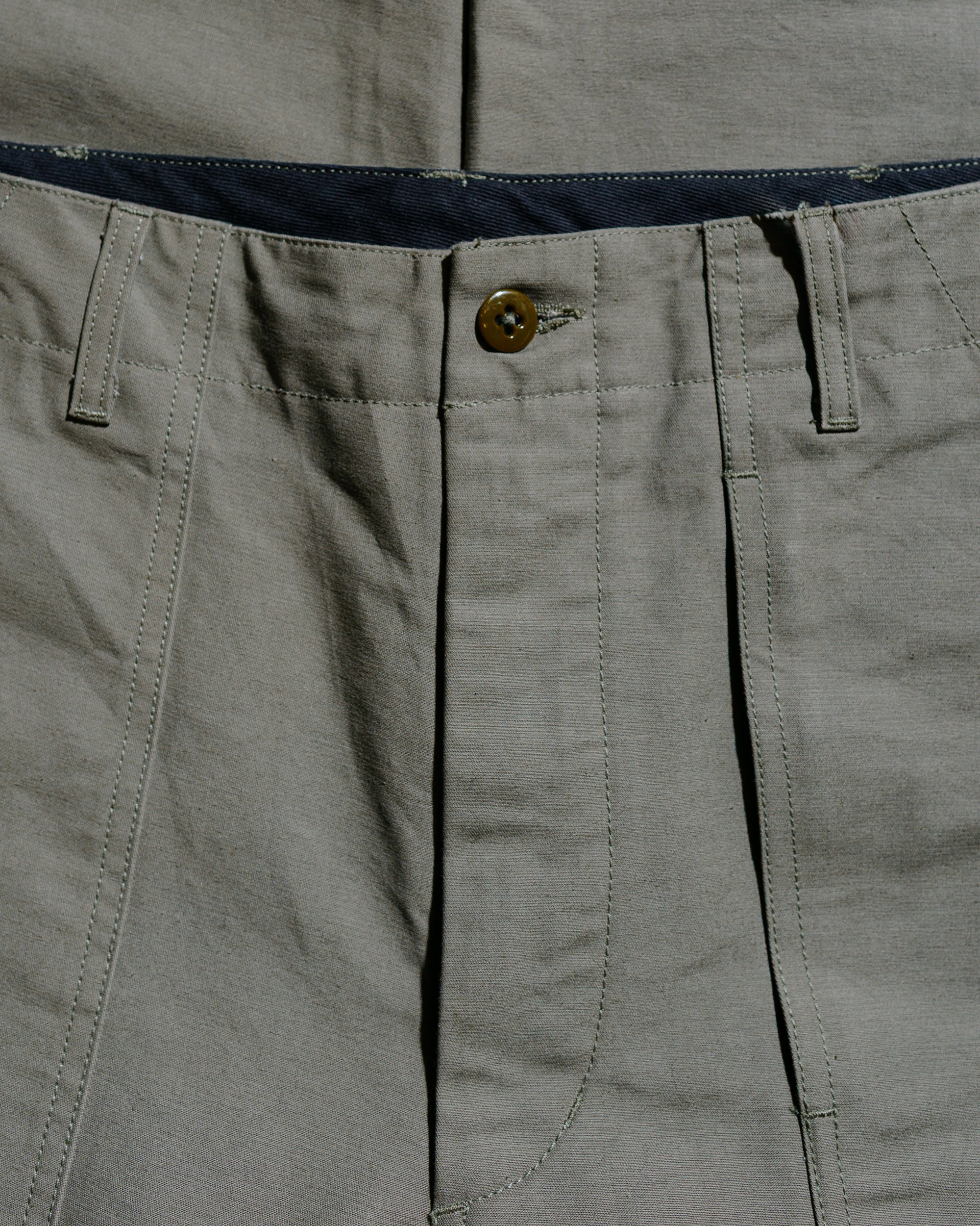 Engineered Garments Fatigue Pant Olive Cotton Double Cloth - Image 5