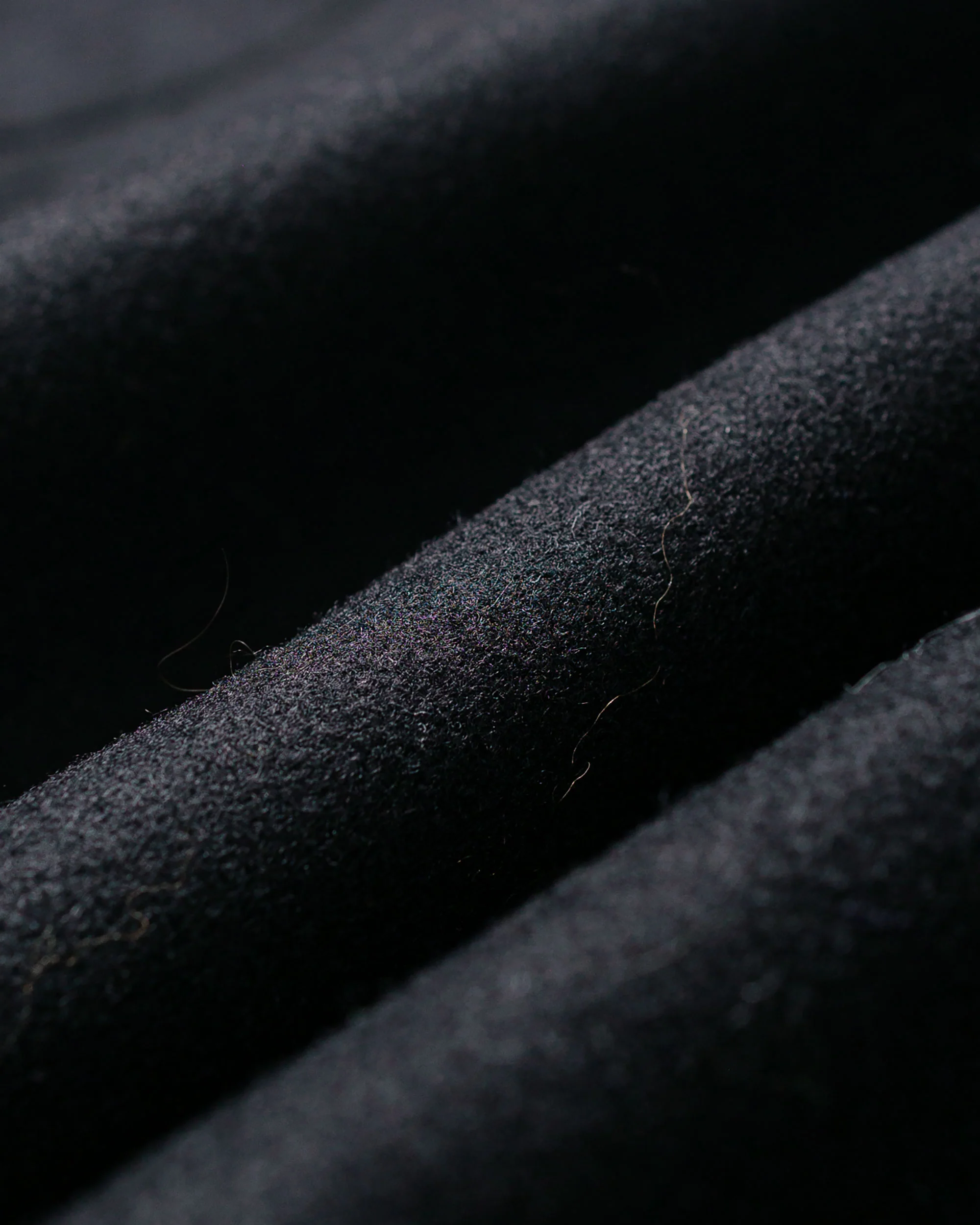 Engineered Garments Fireman Jacket Black 24oz Wool Melton - Image 6