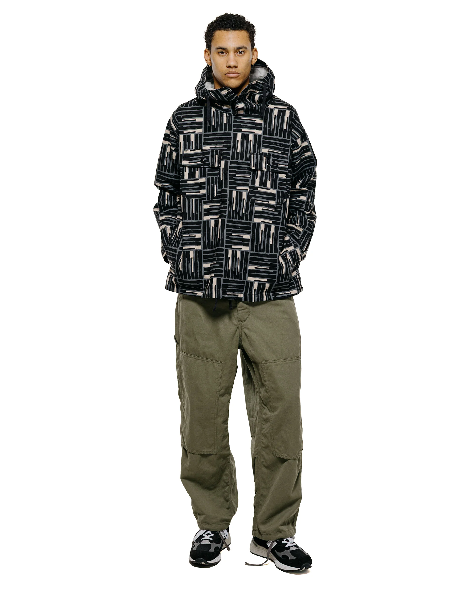 Engineered Garments Painter Pant Olive CL Heavy Twill - Image 4