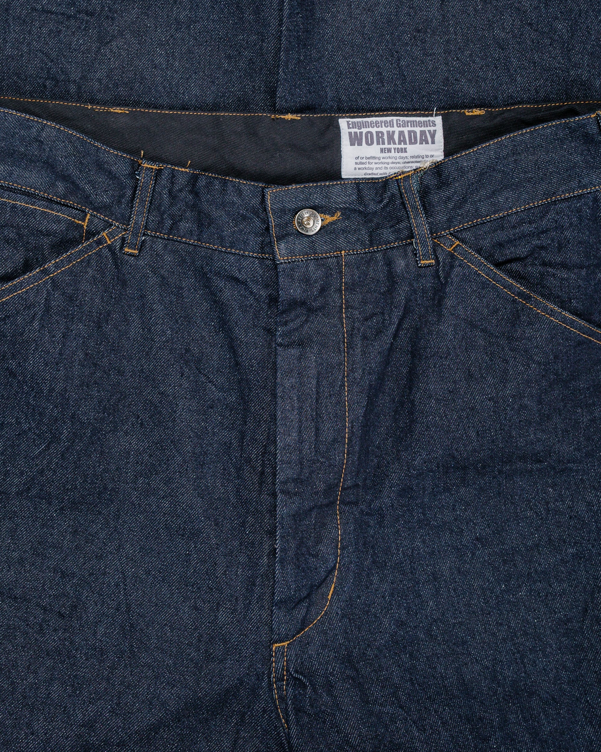 Engineered Garments Workaday Painter Pant Indigo 12oz Cone Denim - Image 5