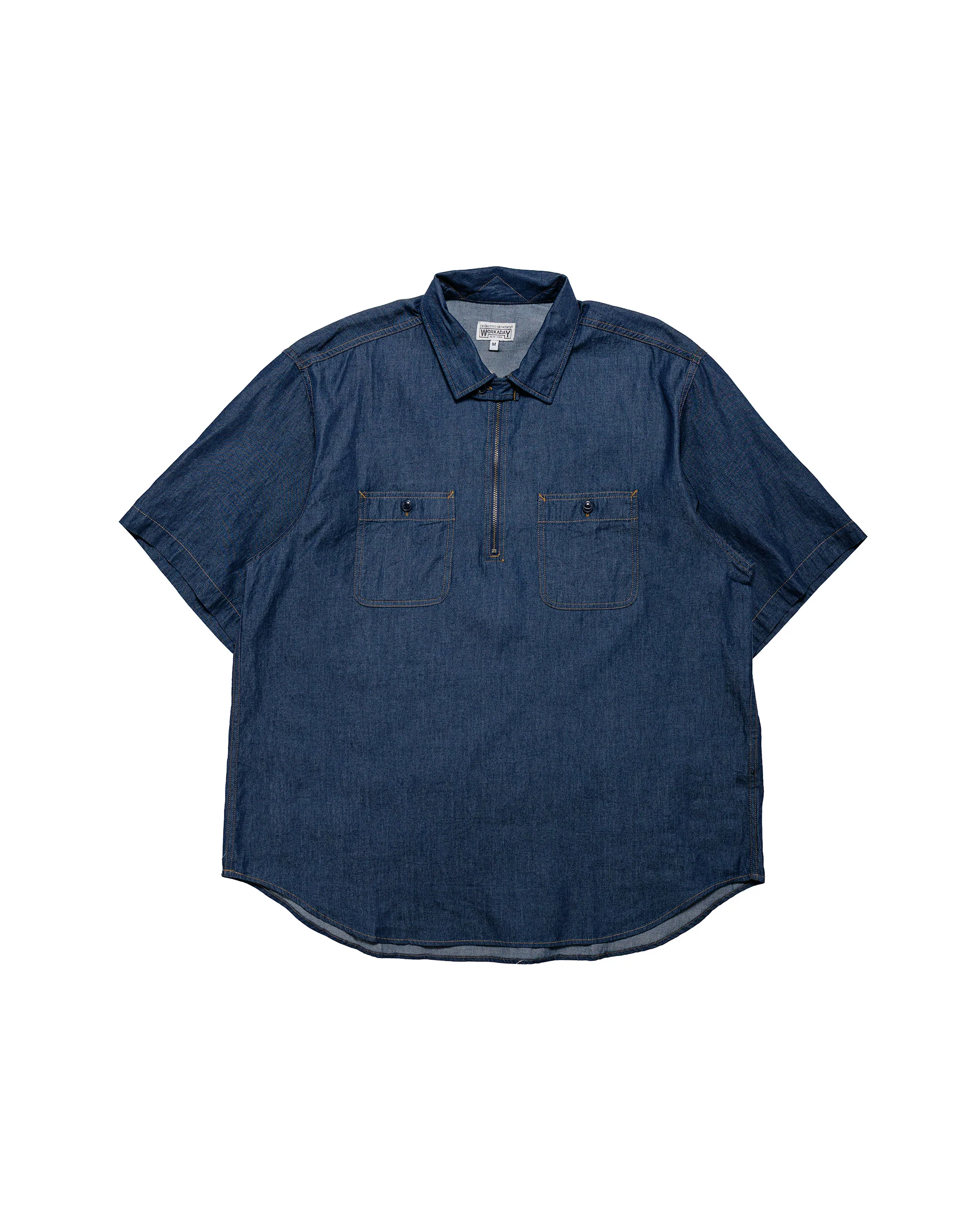 Engineered Garments Workaday Spinnaker Shirt Indigo 4.5oz Denim Shirting