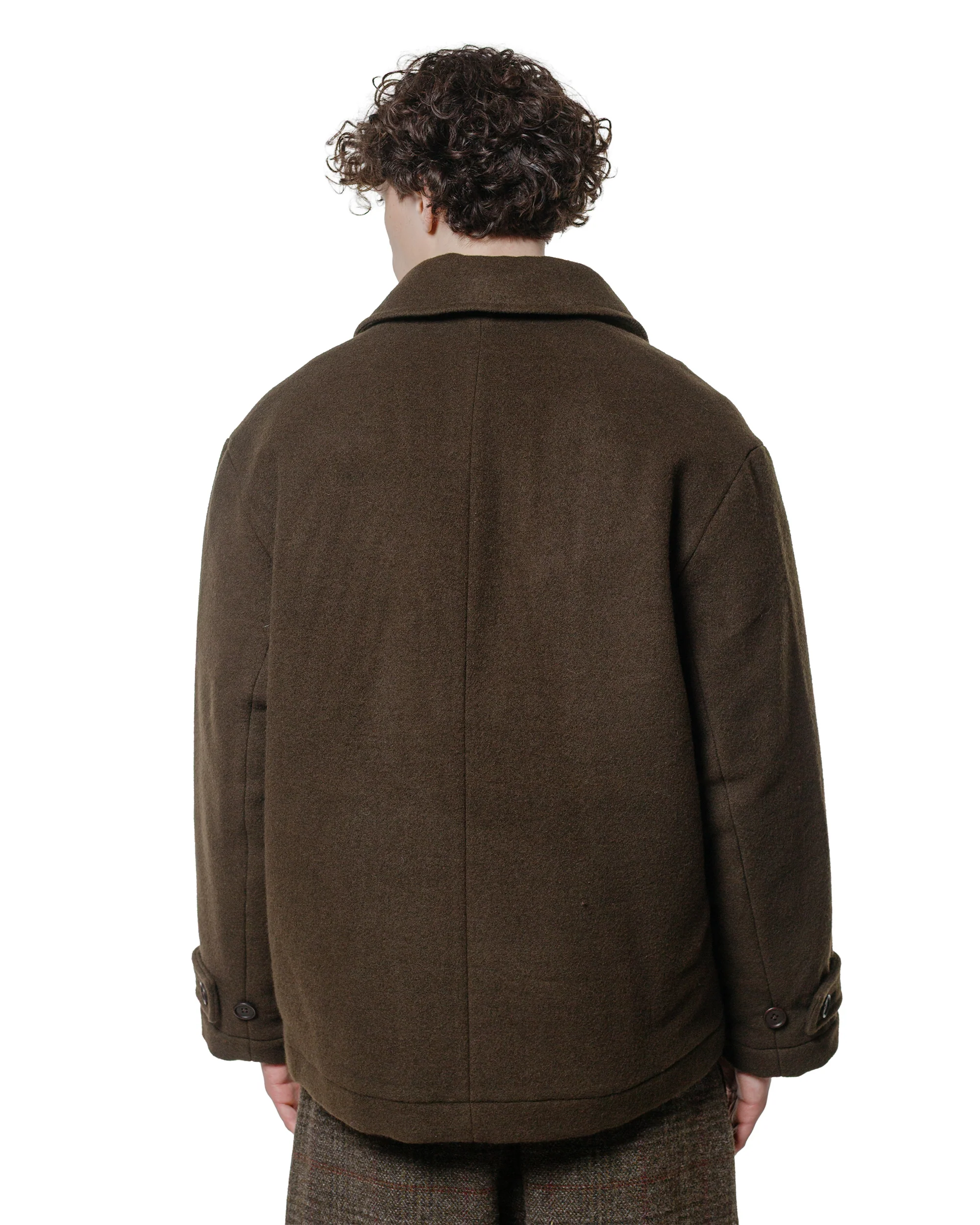 evan kinori Peacoat Blanket Cloth Dark Olive - Image 3