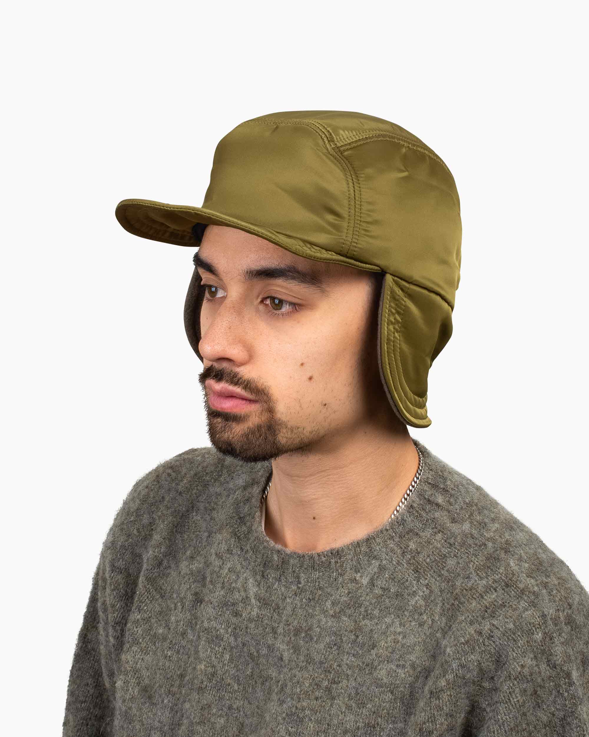 Found Feather Lily Pad Hat Green - Image 2