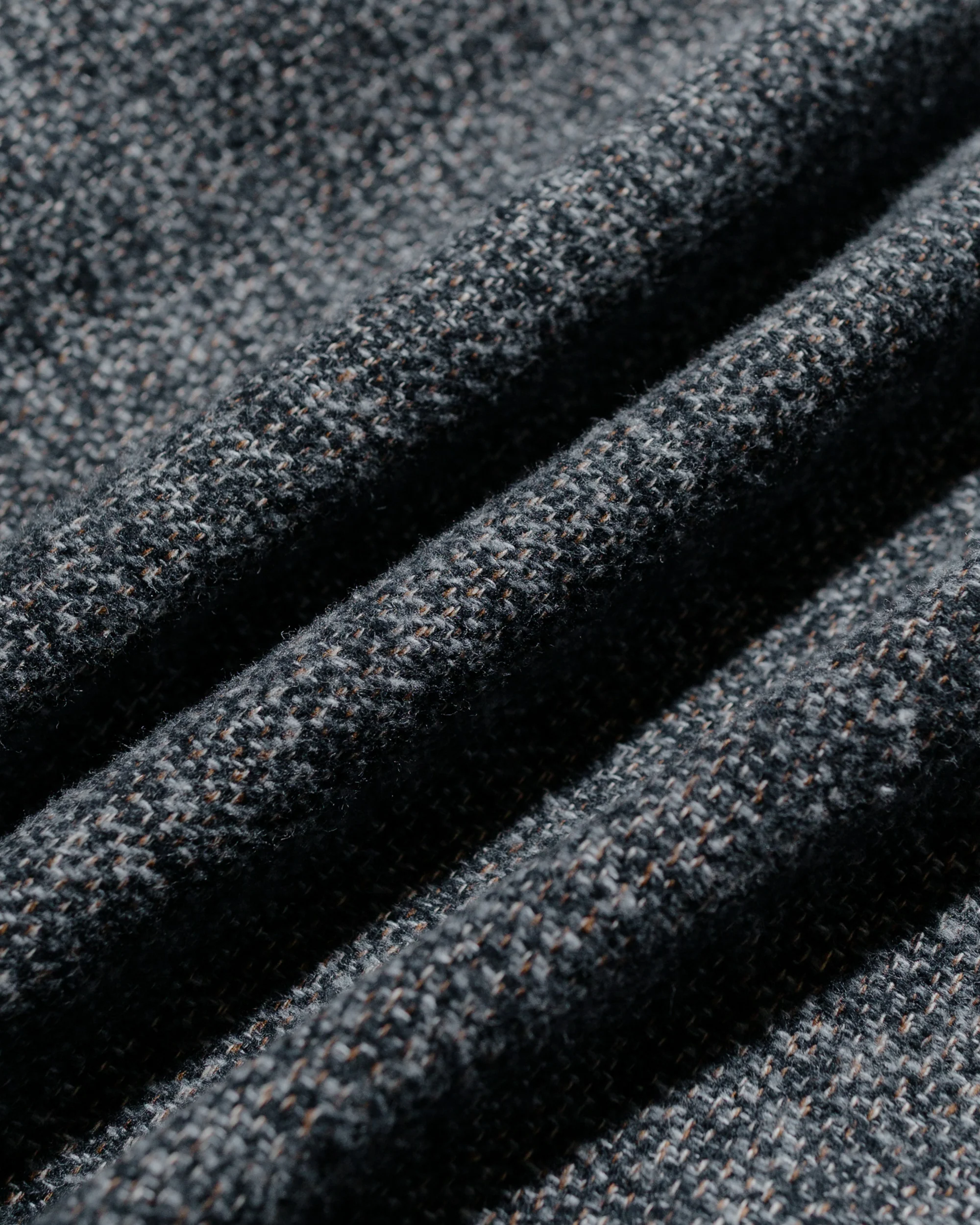 Gitman Vintage Bros. Grey Cotton Tweed Shirt - Image 5