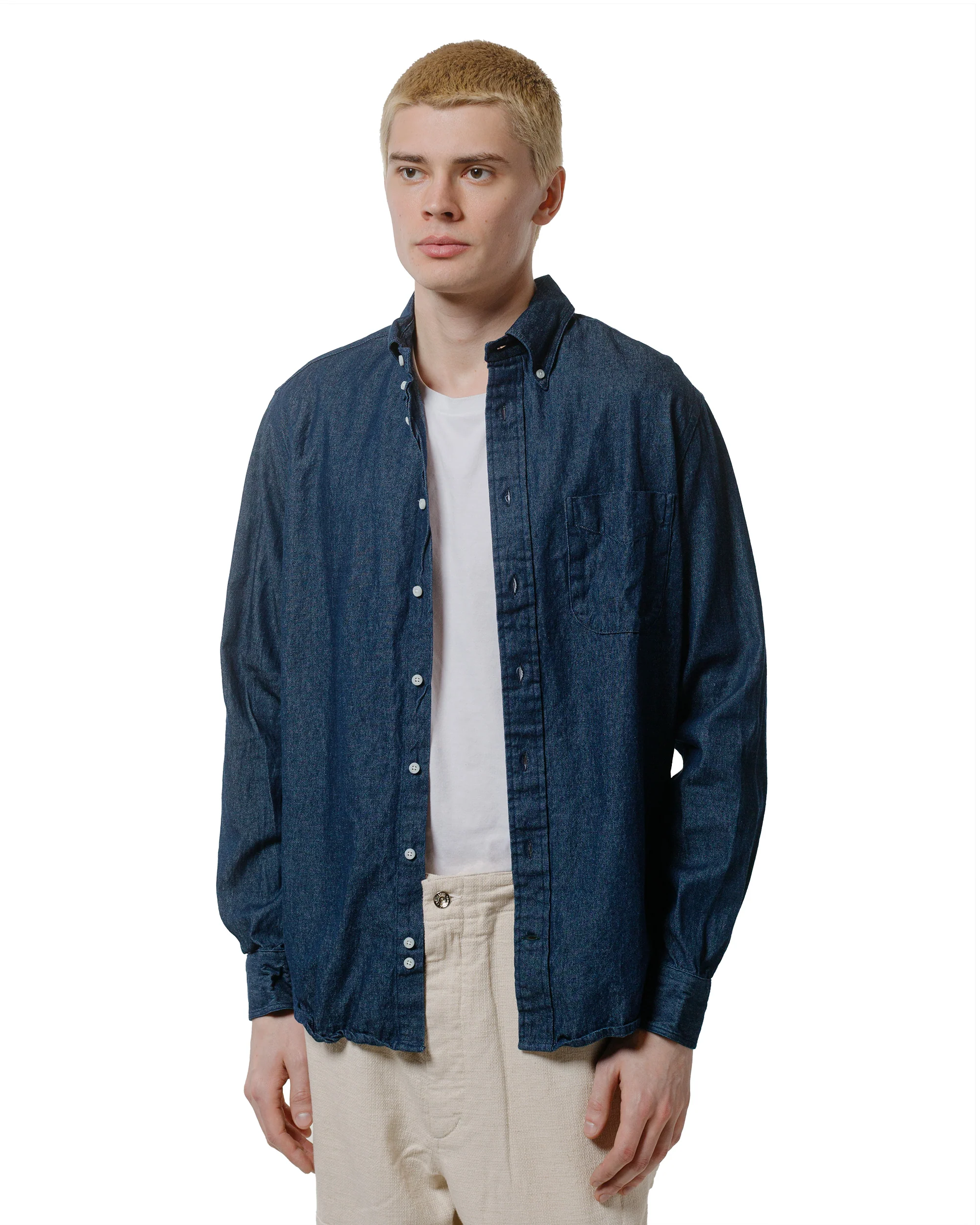 Gitman Vintage Bros. Summerweight Indigo Denim Shirt - Image 2