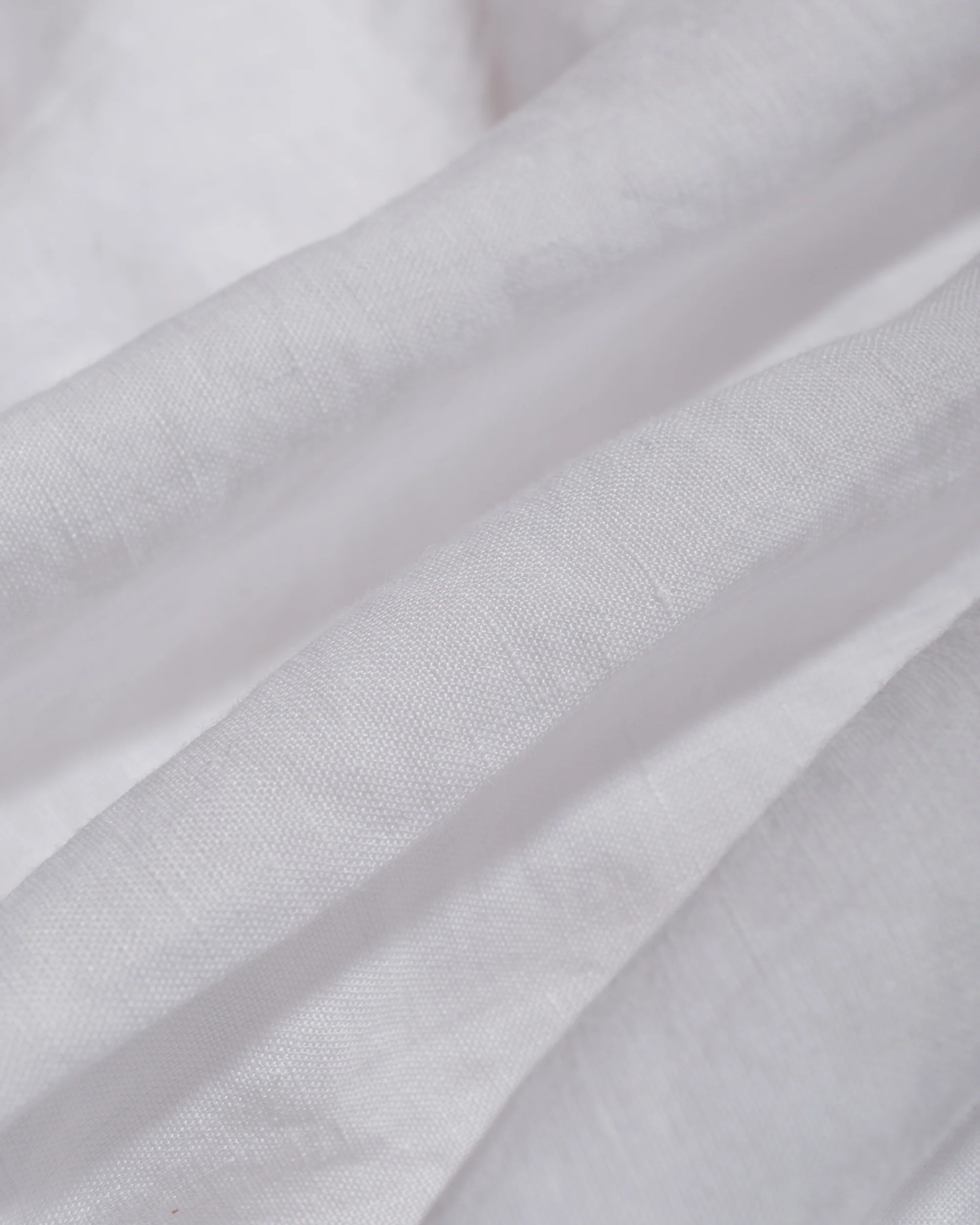 Gitman Vintage Bros. White Linen Long Sleeve Shirt - Image 6