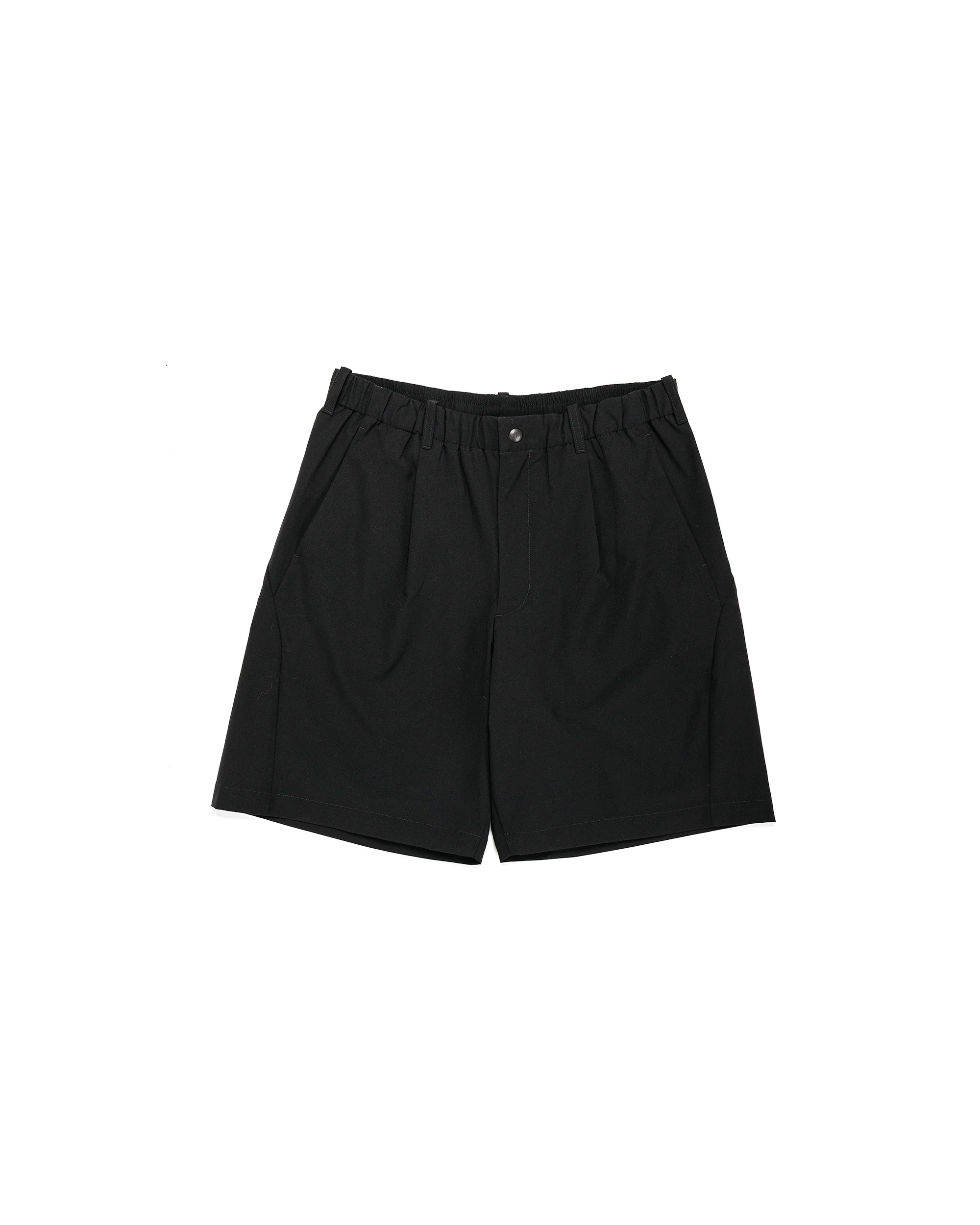 Goldwin One Tuck Light Stretch Shorts Black