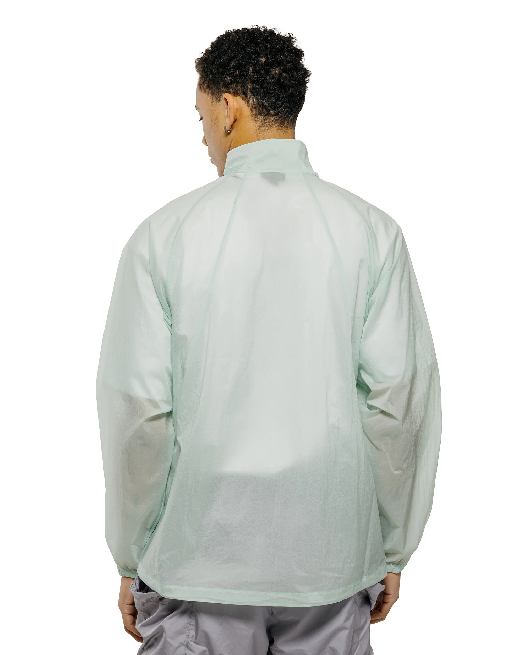 Goldwin Sheer Nylon Wind Jacket Opal Green - Image 3