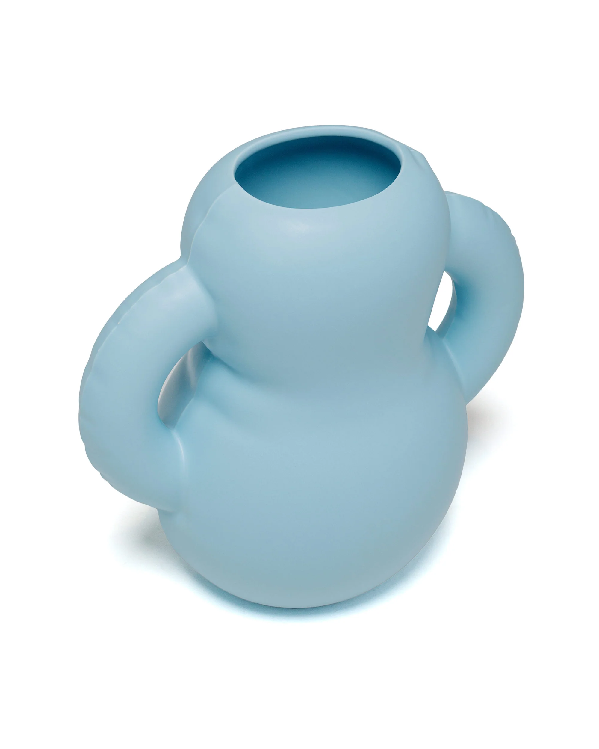 Home Studyo Vase 'Oscar' Sky - Image 2