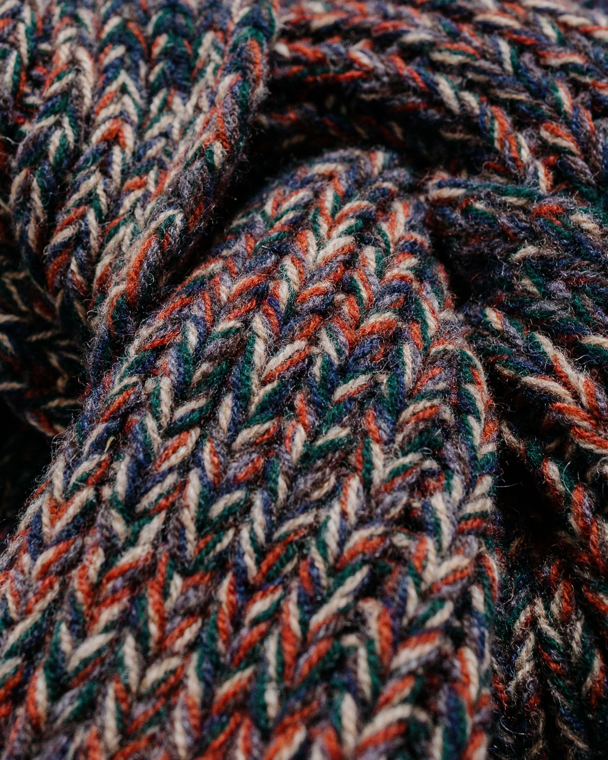 Howlin' Marled Fantasies Scarf Navy Mix - Image 2