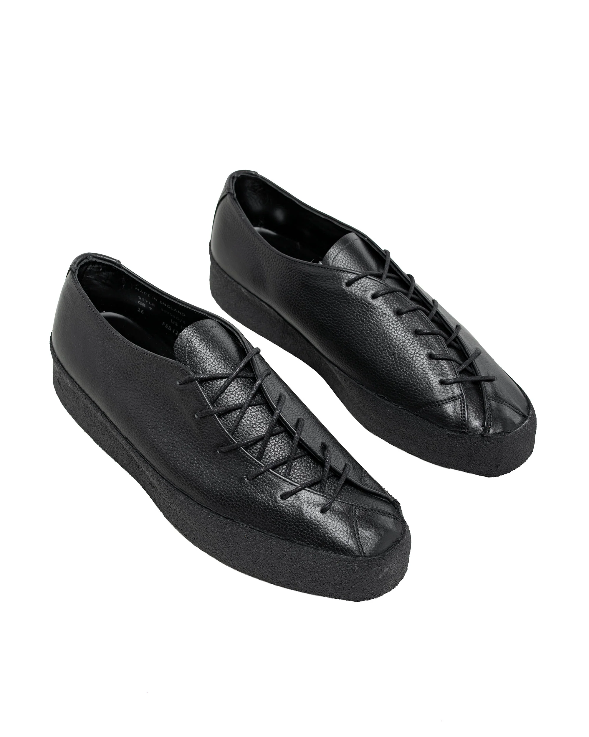 James Coward Sanders Banana Shoe Black Grain Leather - Image 2