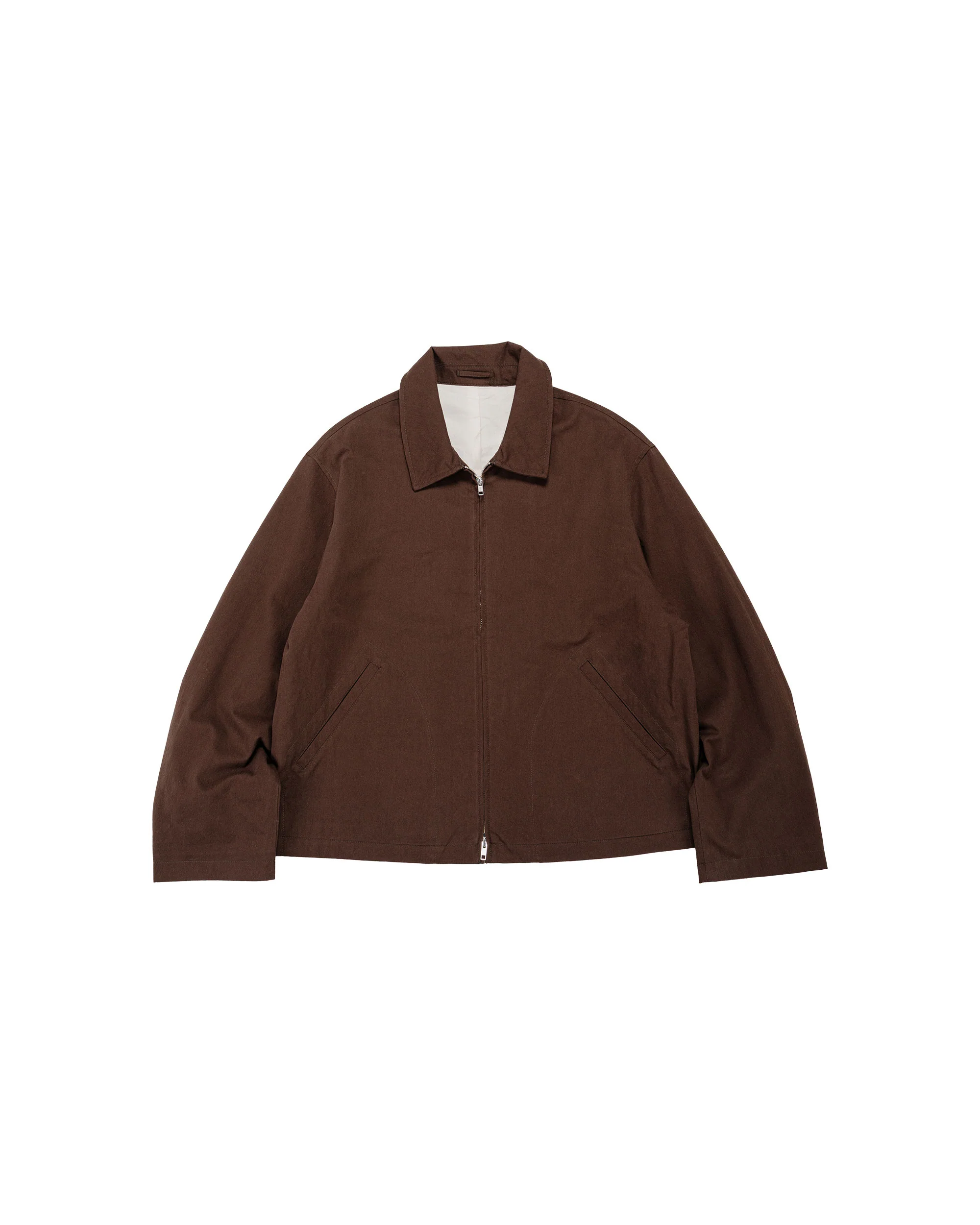 James Coward Site Jacket Dark Brown Cotton Wool Twill
