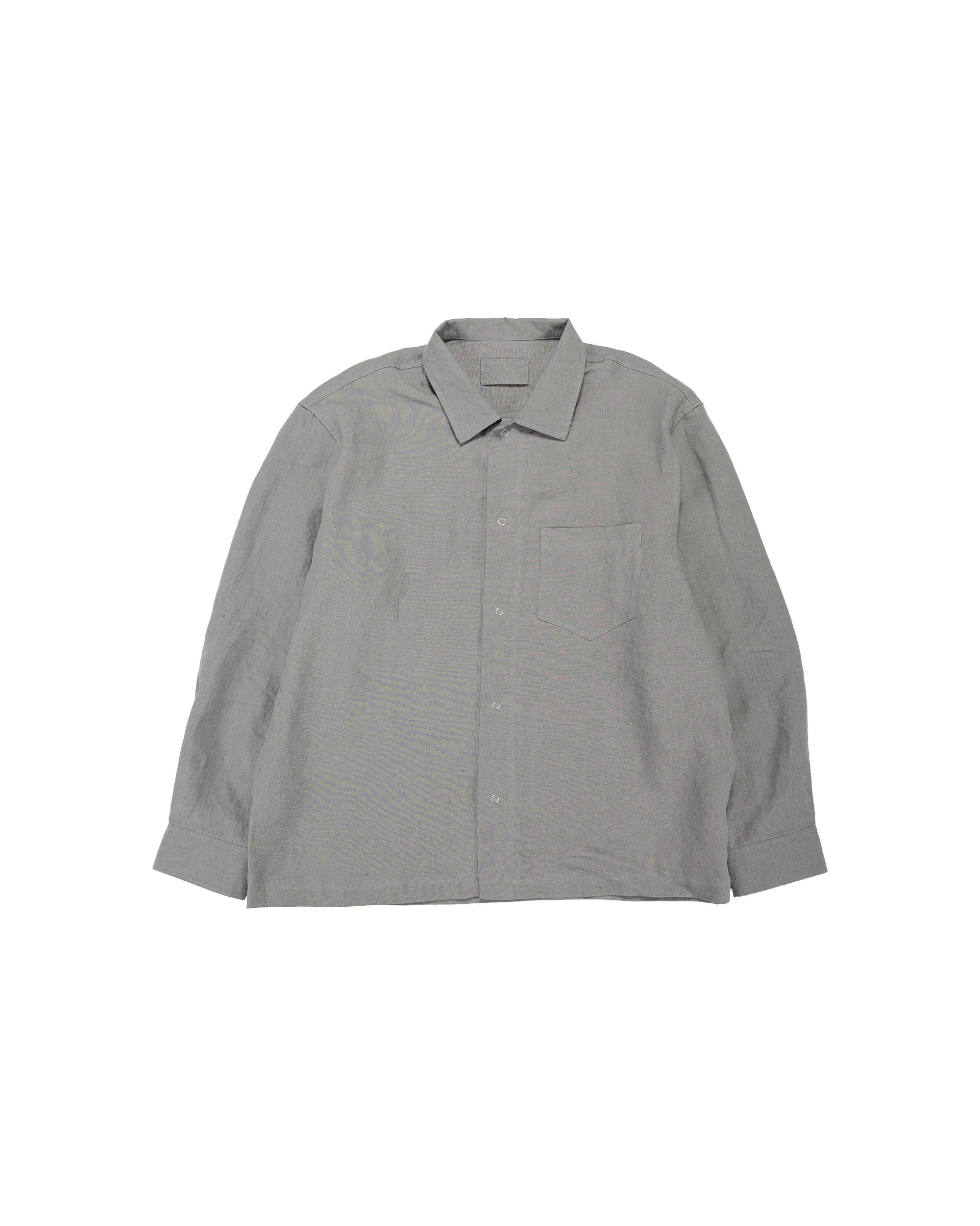 James Coward Workshop Shirt Flint Belgian Linen