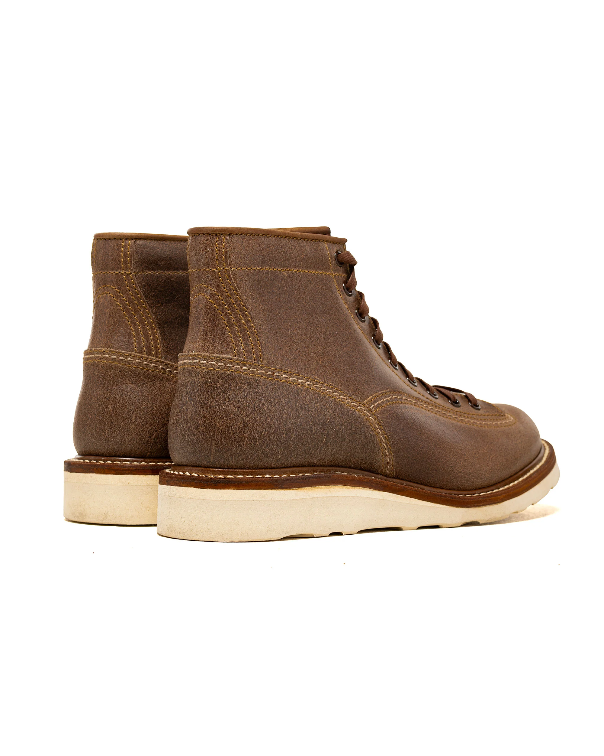 John Lofgren Bootmaker Donkey Puncher Boots Horween Waxed Flesh Natural - Image 3