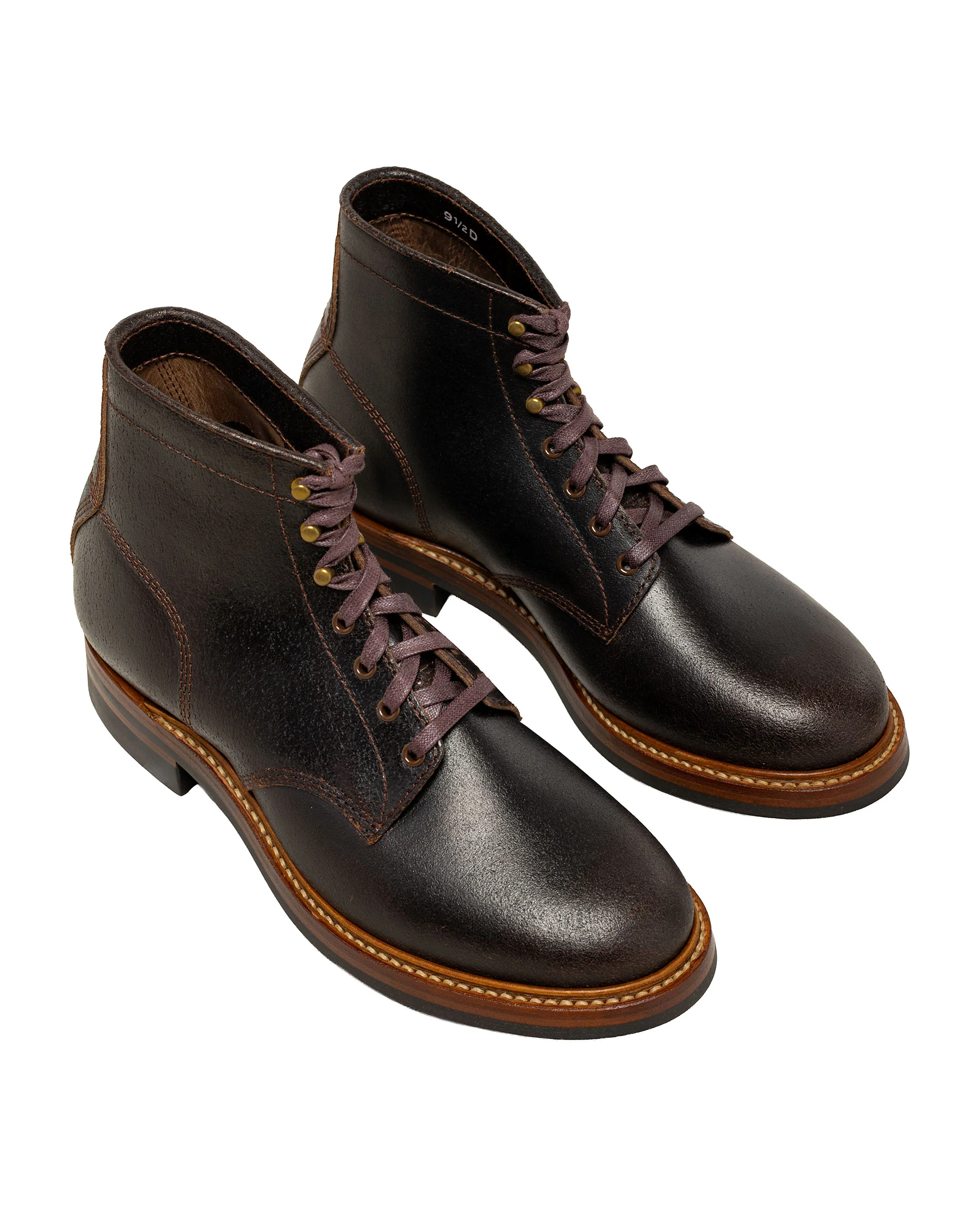 John Lofgren Bootmaker El Capitan Boots Horween Waxed Flesh Dark Brown - Image 2