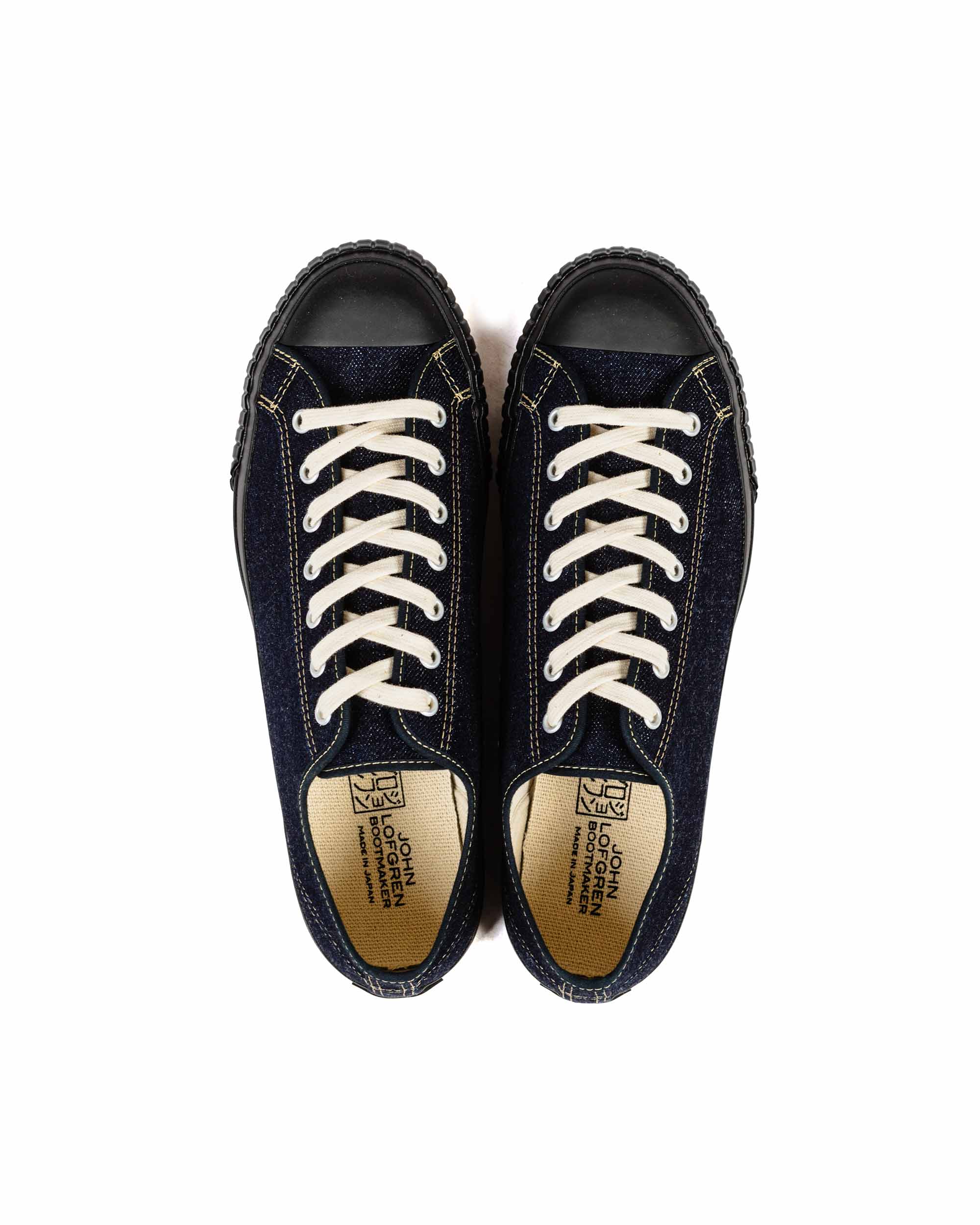 John Lofgren Bootmaker JLB Champion Sneakers Japanese Indigo Denim - Image 5