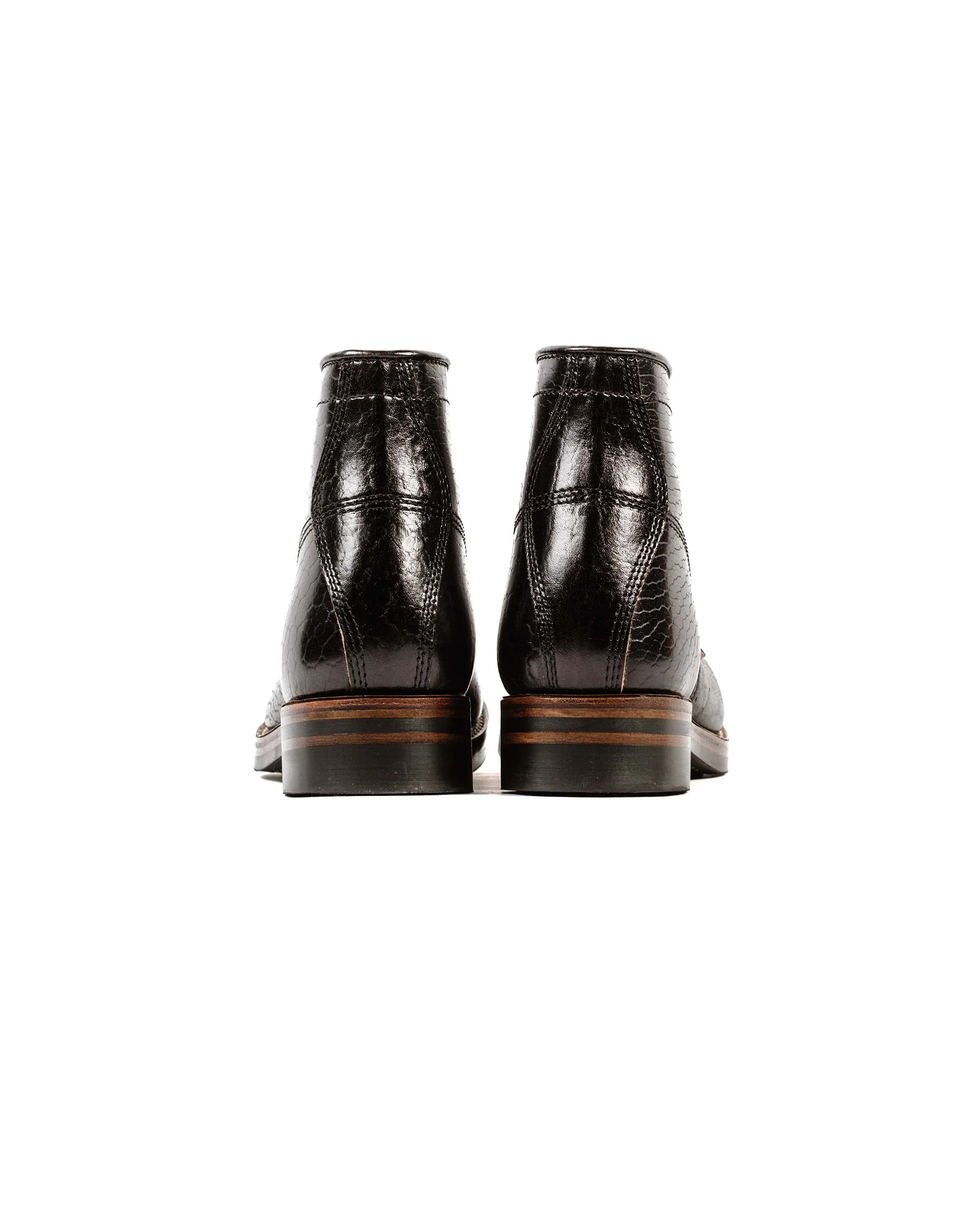 John Lofgren Bootmaker Ludlow Boots Shinki Hikaku Horsebutt Black - Image 4