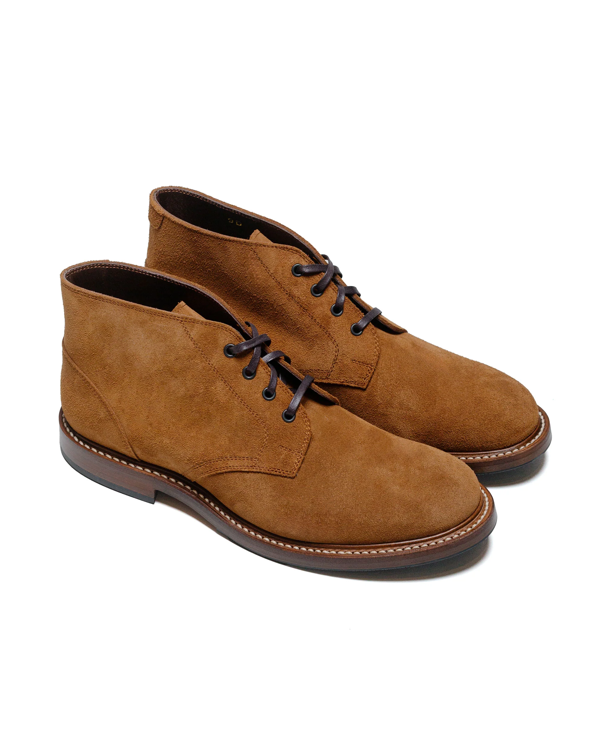 John Lofgren Bootmaker The Steadfast Chukka Boots Japanese Suede Mustard - Image 3