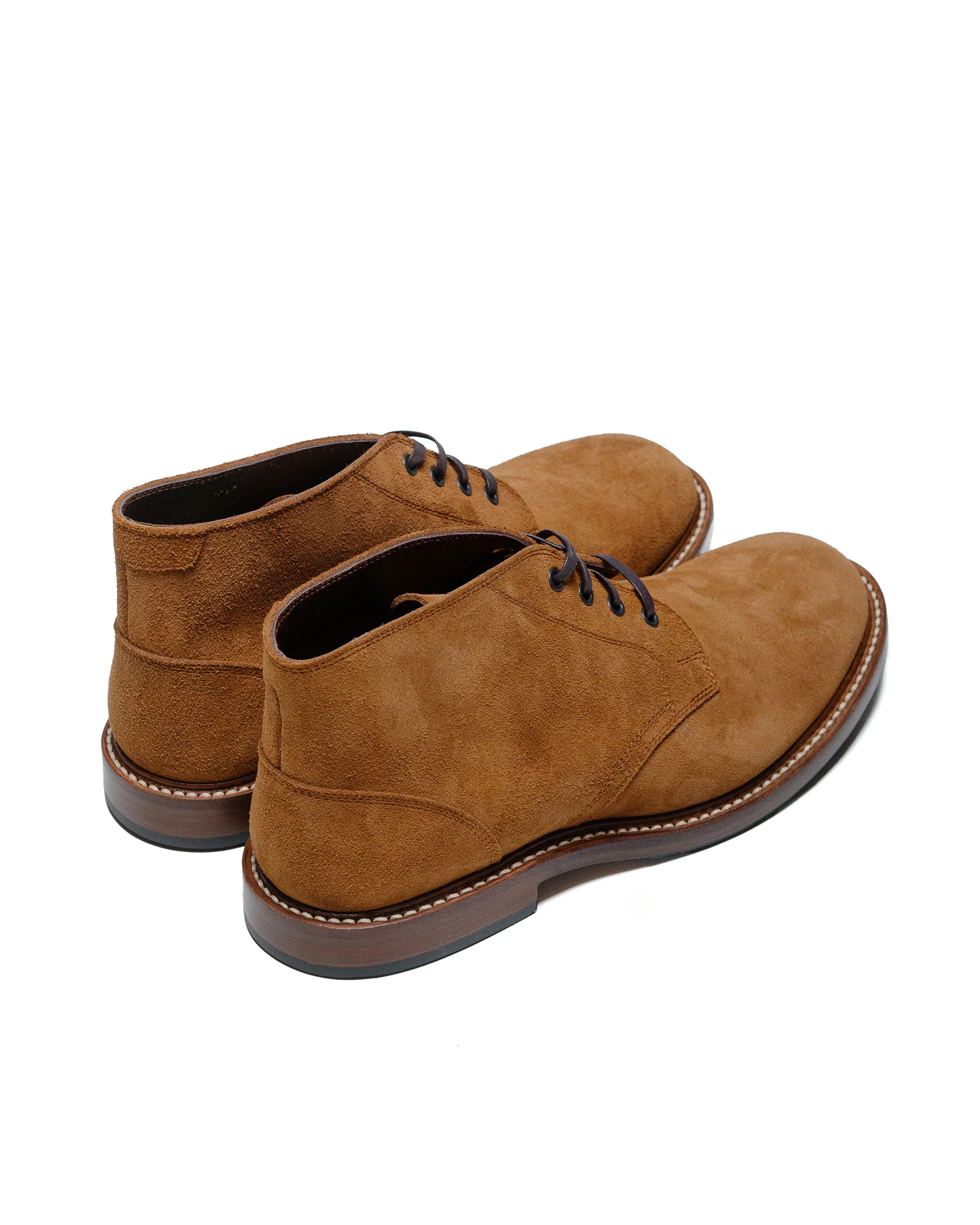 John Lofgren Bootmaker The Steadfast Chukka Boots Japanese Suede Mustard - Image 4