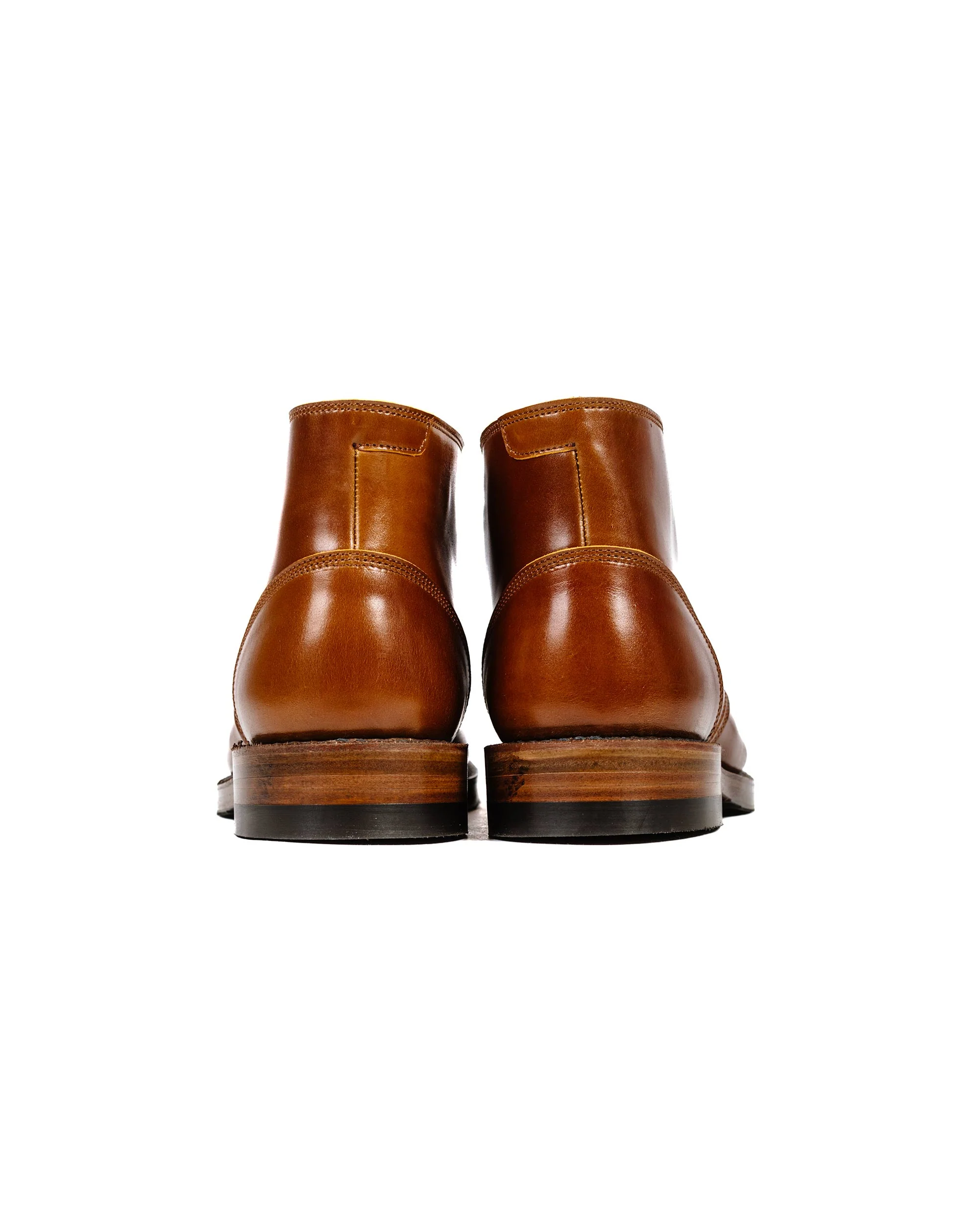 John Lofgren Bootmaker The Steadfast Chukka Boots Shinki Hikaku Shell Cordovan Cognac - Image 4