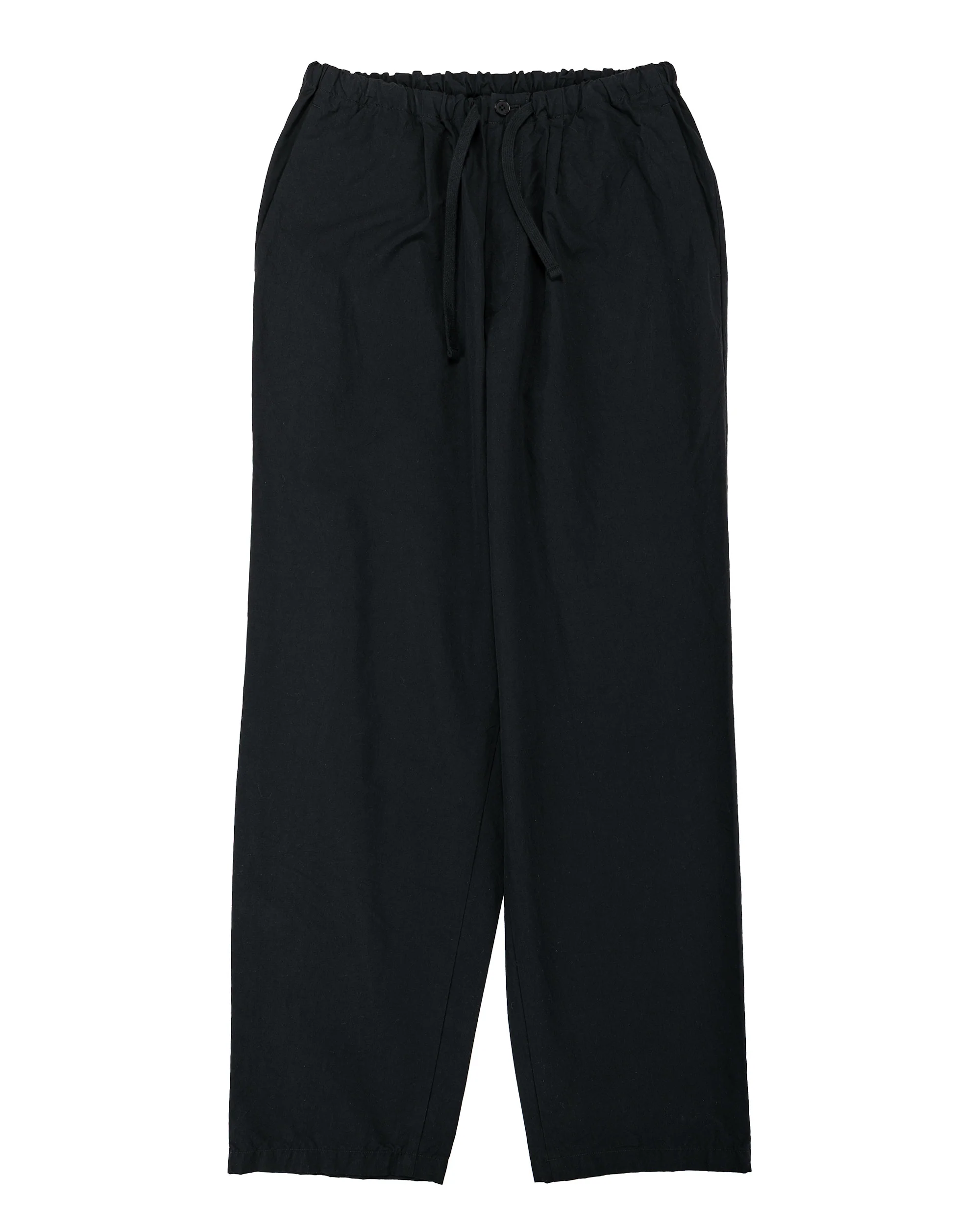 KAPTAIN SUNSHINE Cotton Silk Walk Easy Trousers Black