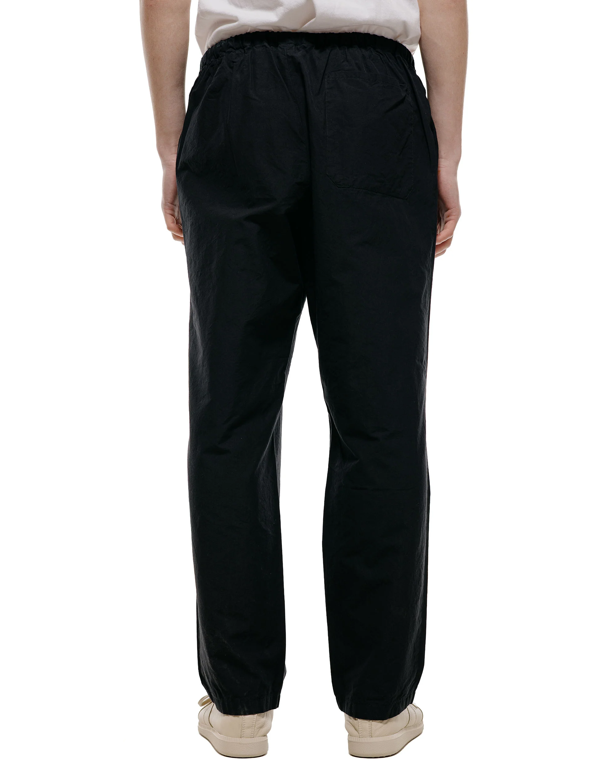 KAPTAIN SUNSHINE Cotton Silk Walk Easy Trousers Black - Image 3