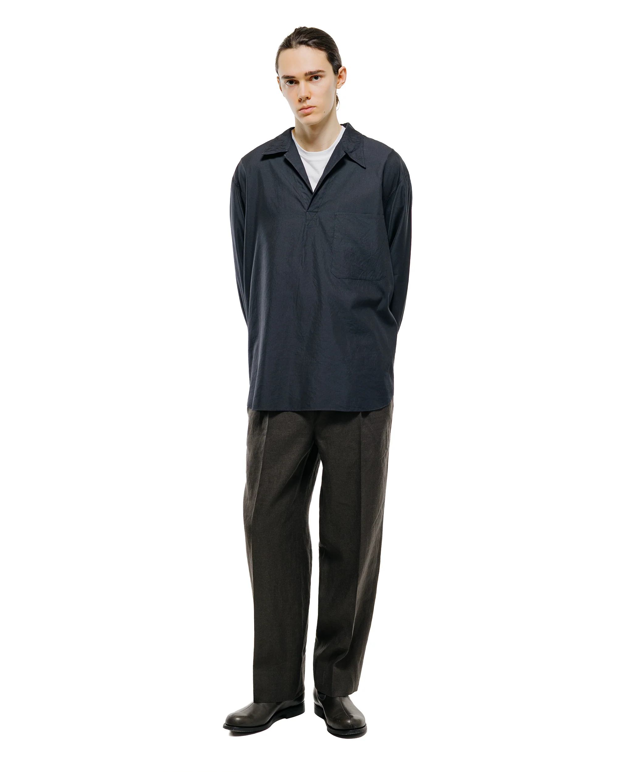 KAPTAIN SUNSHINE Pullover Shirt Navy - Image 4
