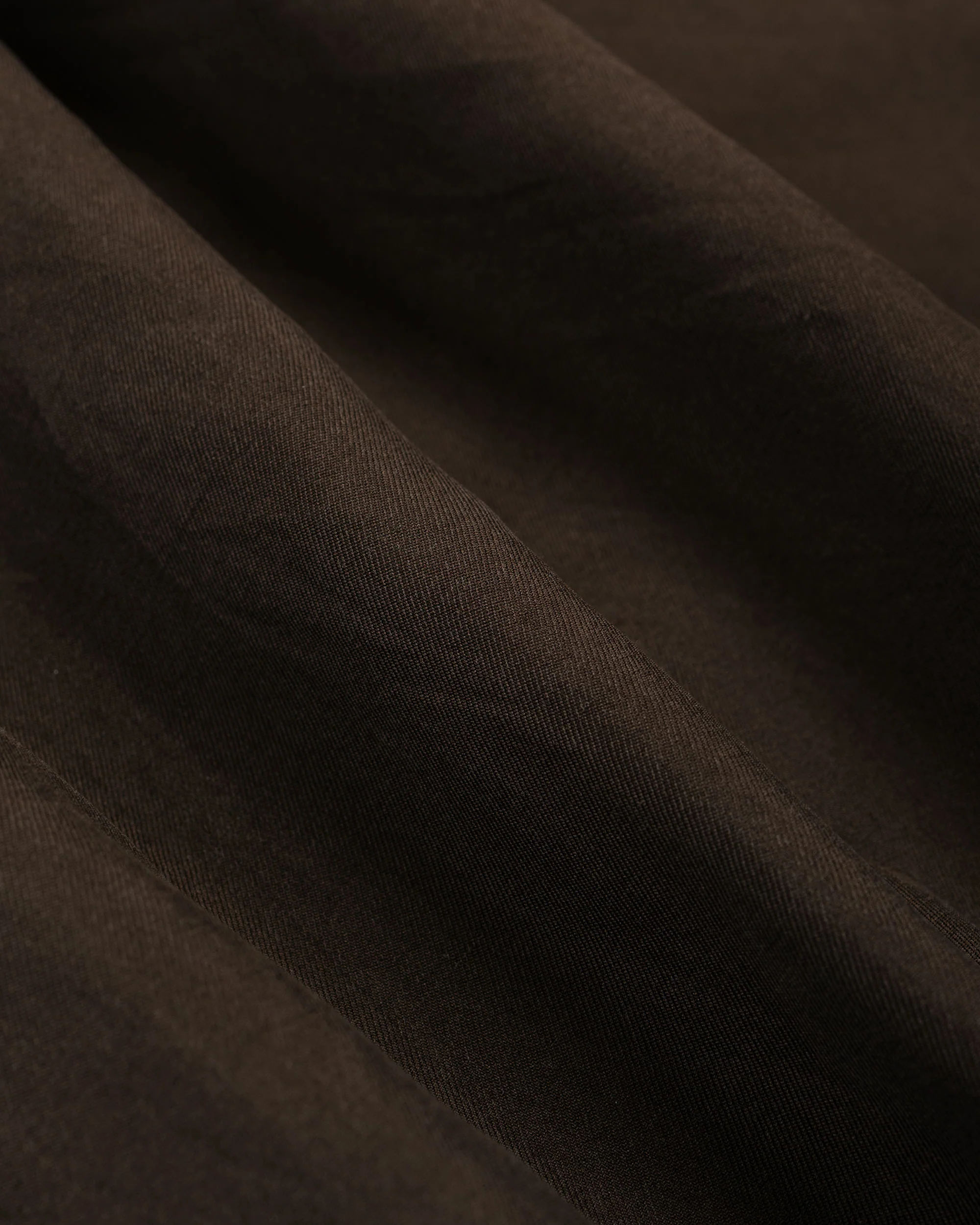 KAPTAIN SUNSHINE Silk Pullover SS Shirt Espresso - Image 6