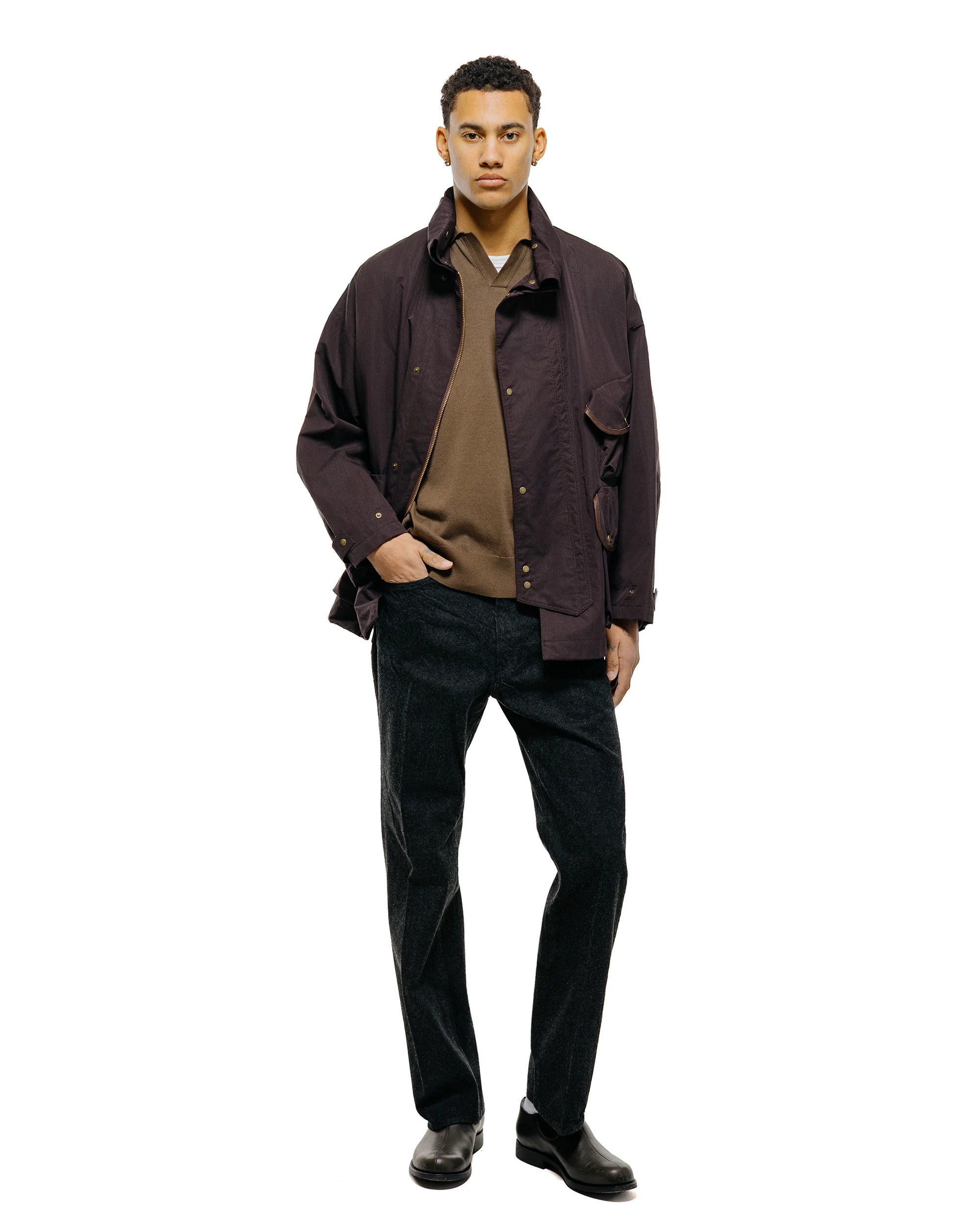 KAPTAIN SUNSHINE Skate Shoecut Denim Pants Black One Wash - Image 4