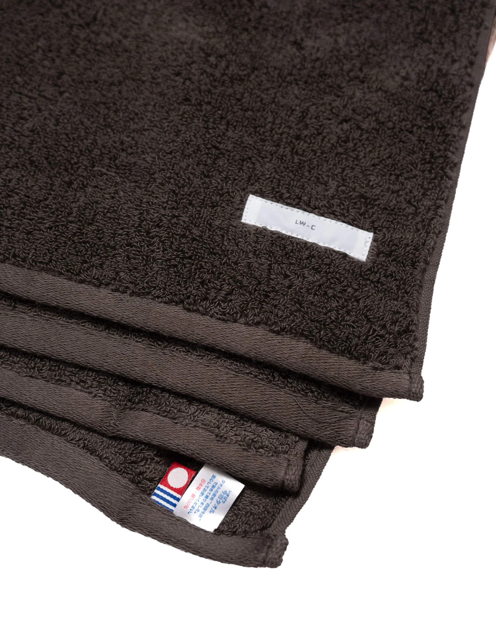Lady White Co. Imabari Bath Towel (2P) Black Mushroom - Image 2