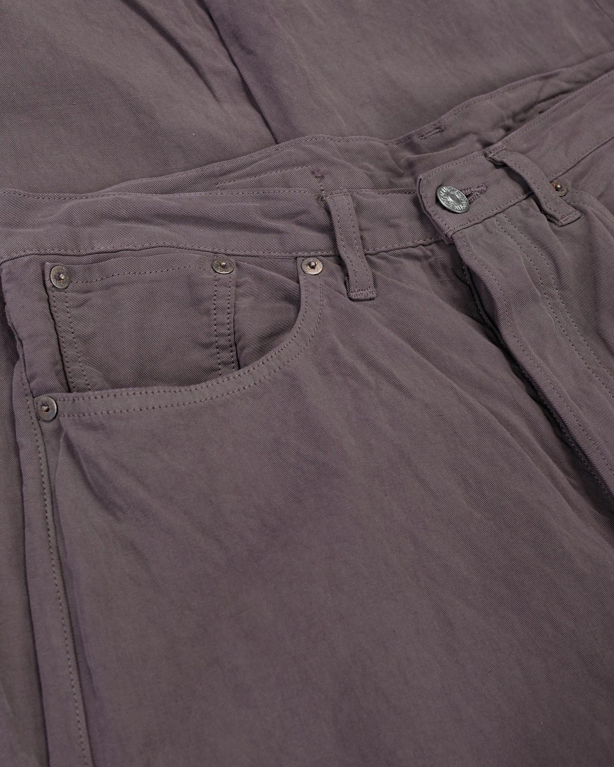 Lady White Co. KAPTAIN SUNSHINE Cotton Linen Pants Dust Grey - Image 5