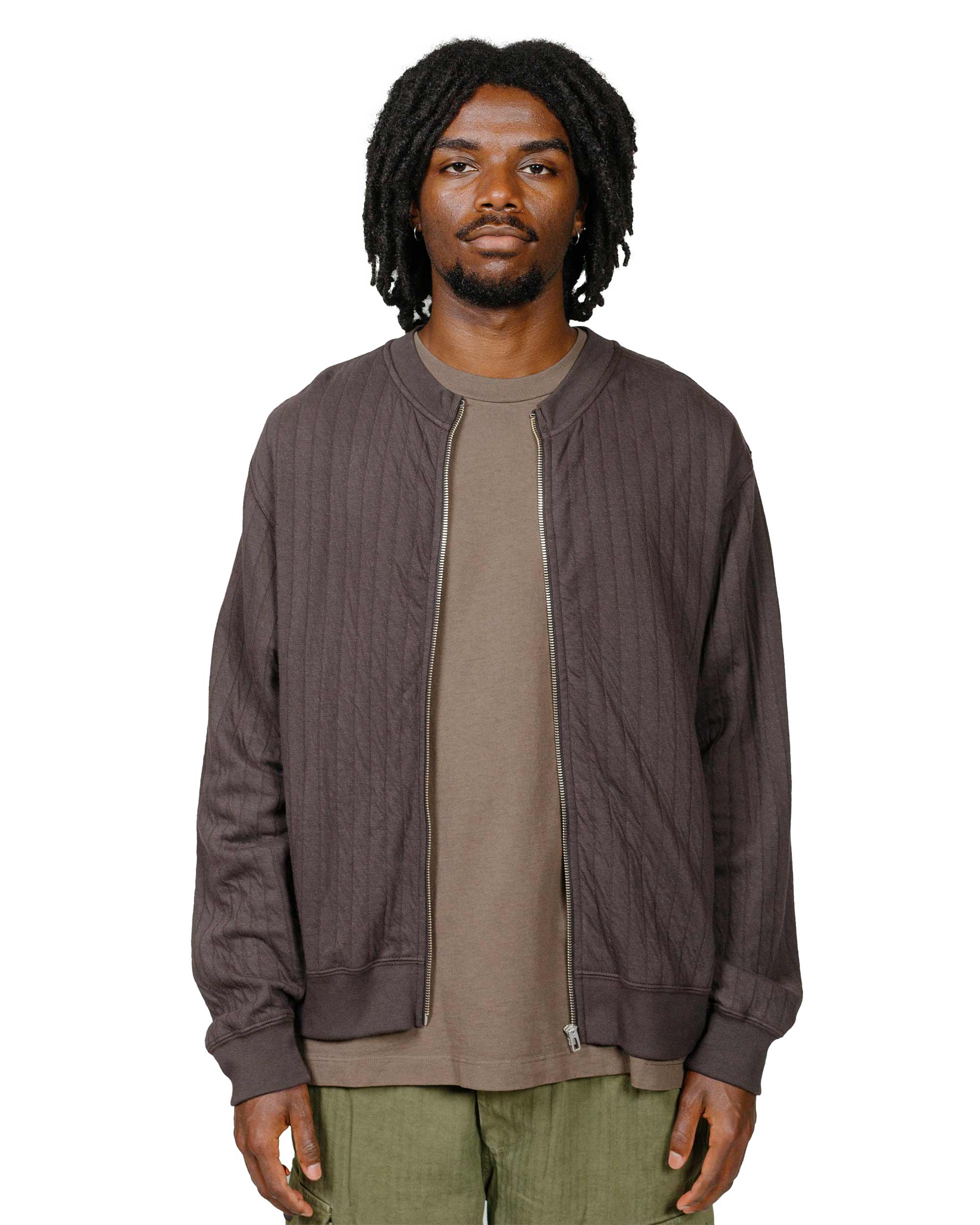 Lady White Co. Quilted Zip Up Tire Black - Image 2