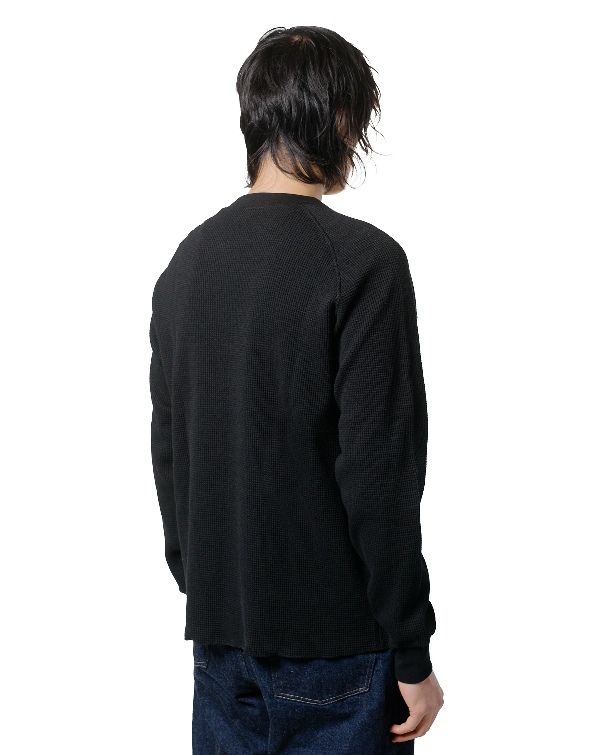 Lady White Co. Raglan Thermal Black - Image 3