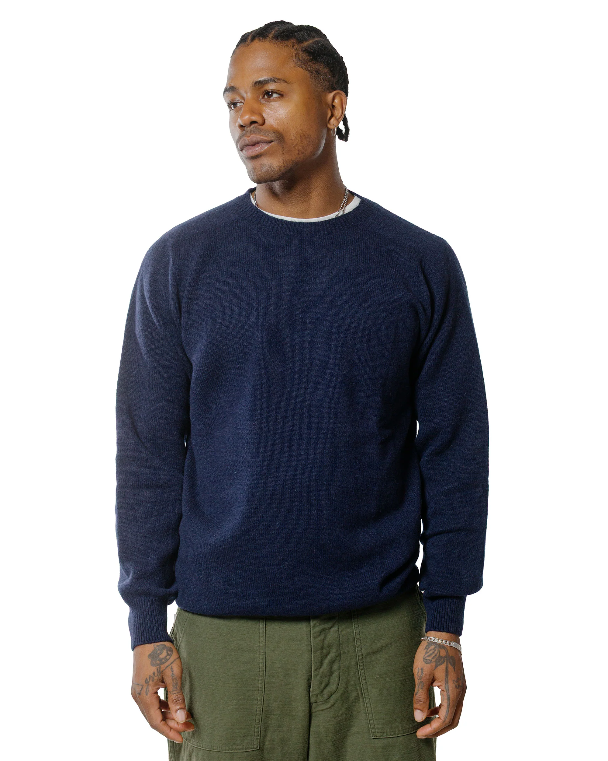 Lost & Found Wool Cashmere Sweater Italian Night - Image 2
