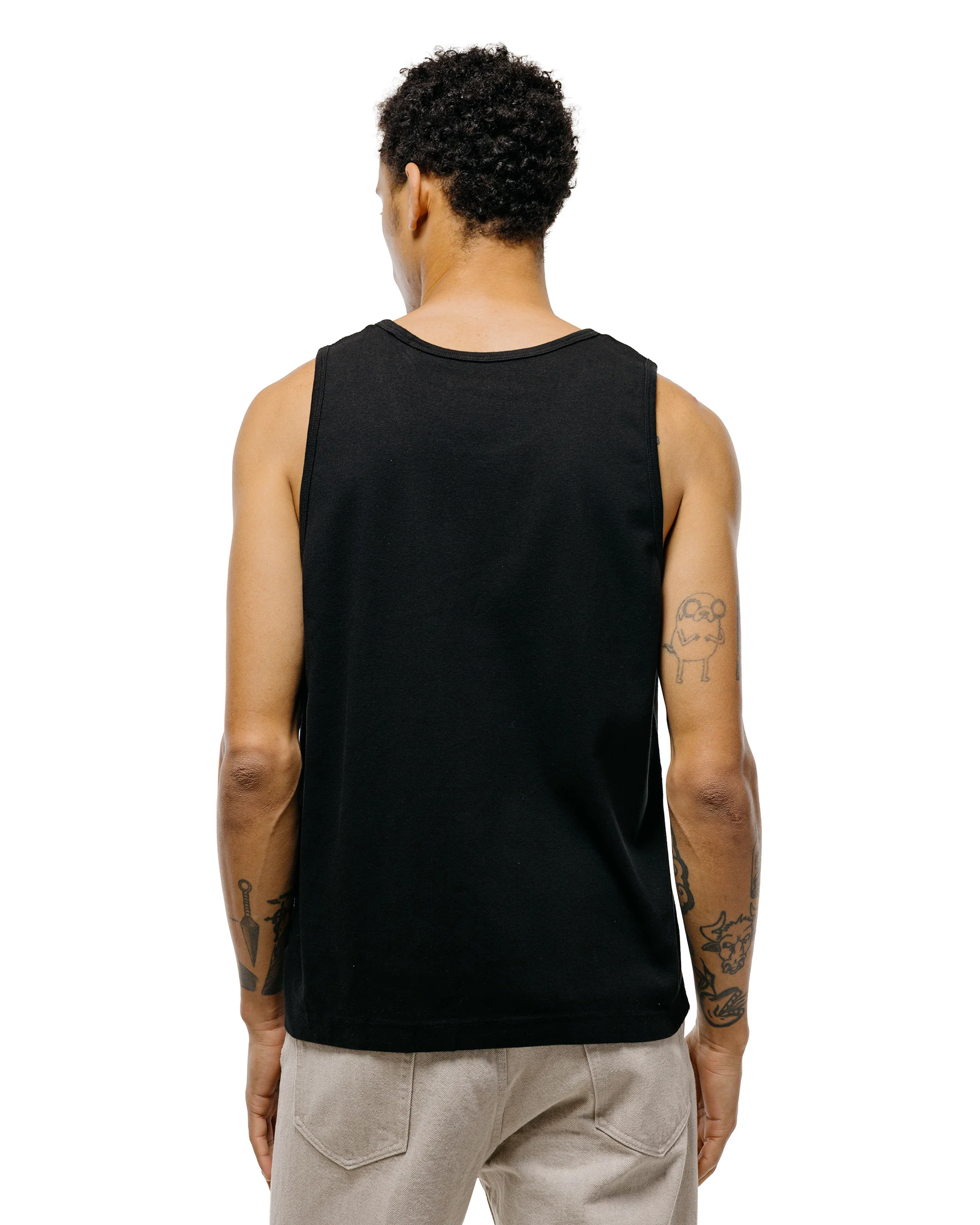 MAN-TLE LWCT0 Lady White Co. Singlet 2-Pack Black Rib - Image 4