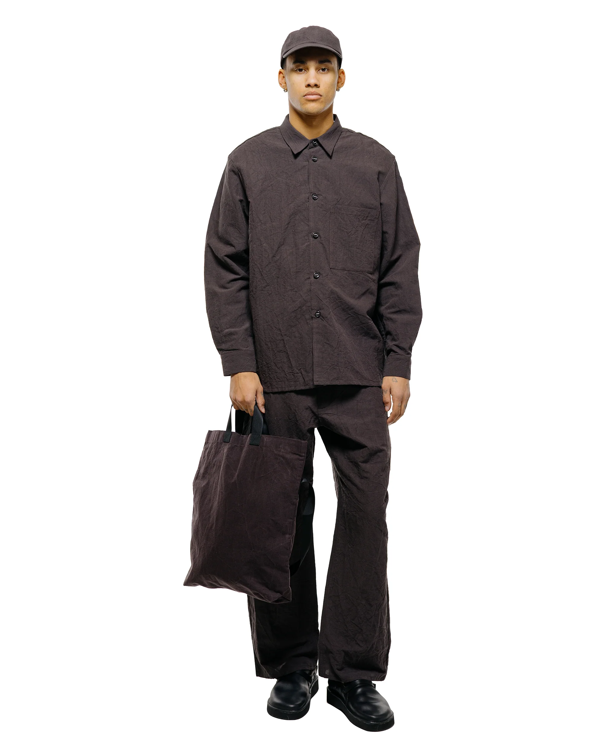 MAN-TLE R20B1 'Multi Handle Tote' Earth Wax - Image 4