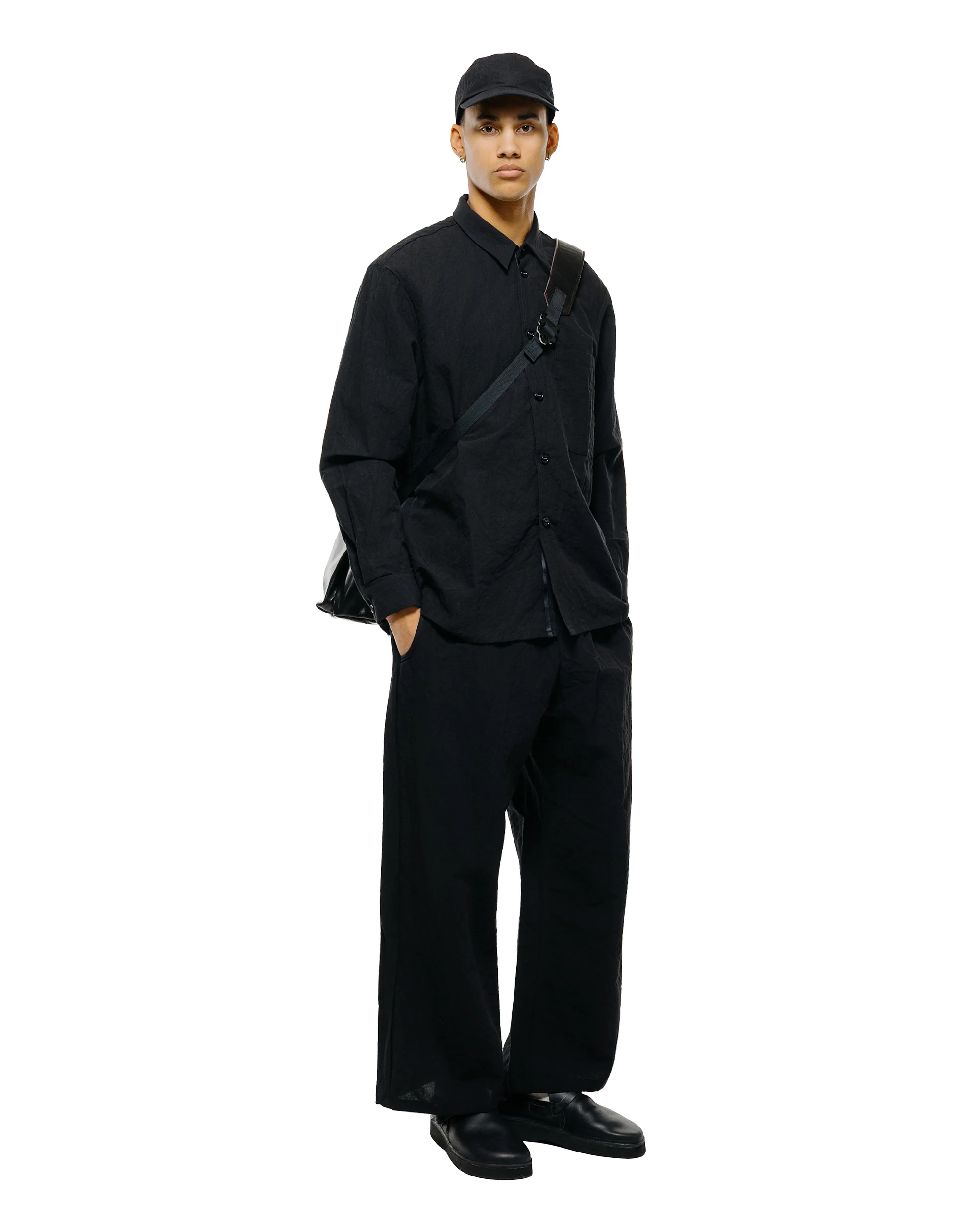 MAN-TLE R20P5 'Solid Pant' Black Linen - Image 5