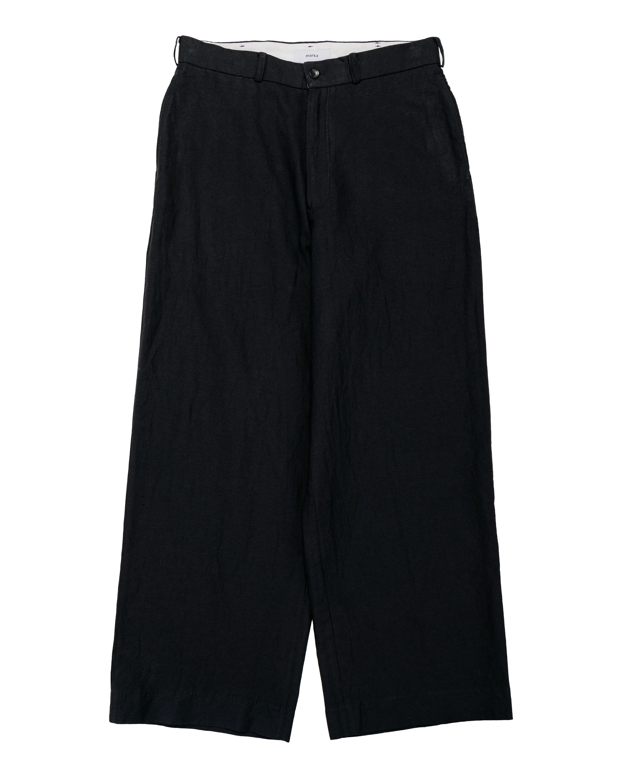 marka Military Slacks Cotton Silk Light Moleskin Black