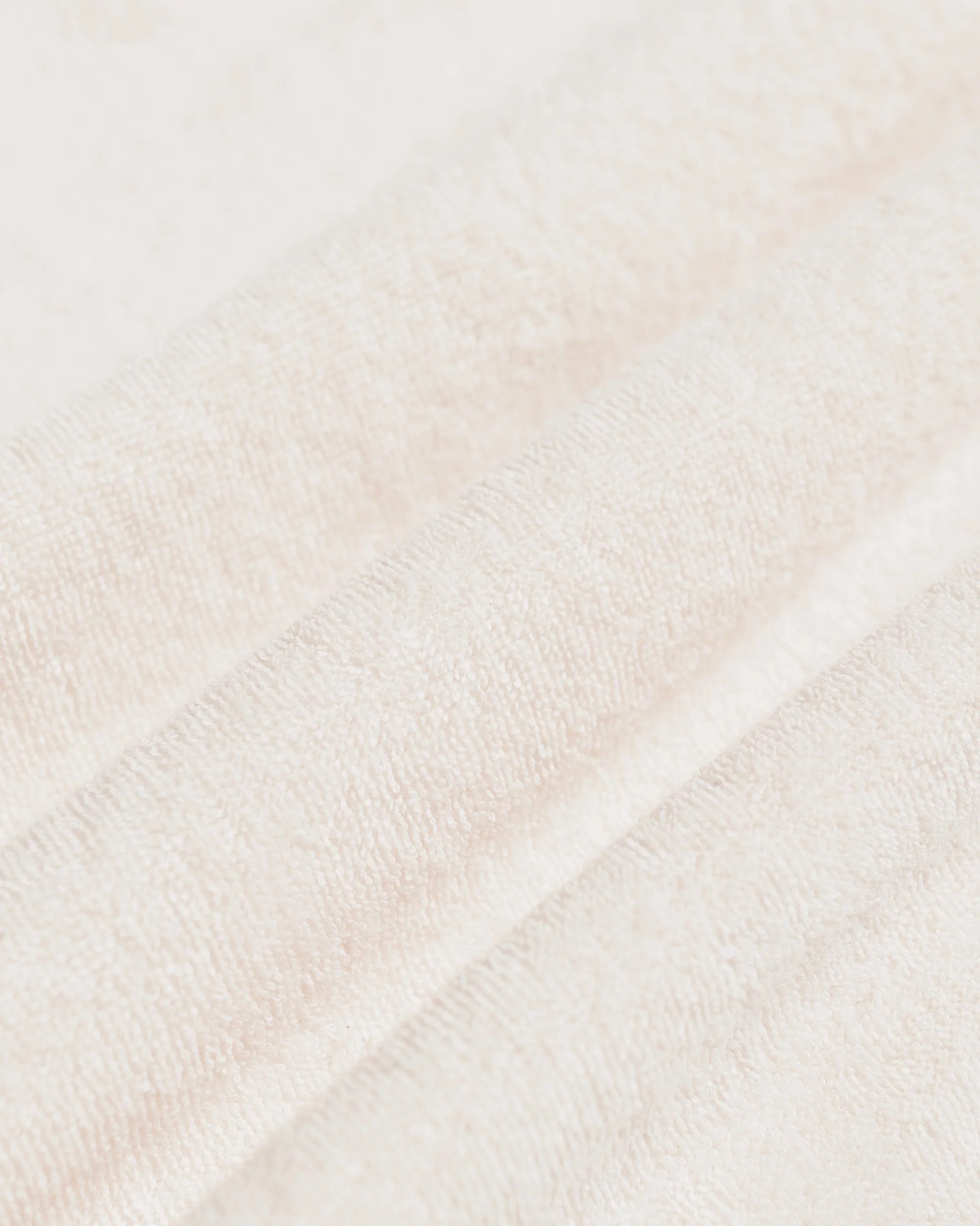 marka Ringer Pile Tee Organic Cotton Pile Ecru - Image 6