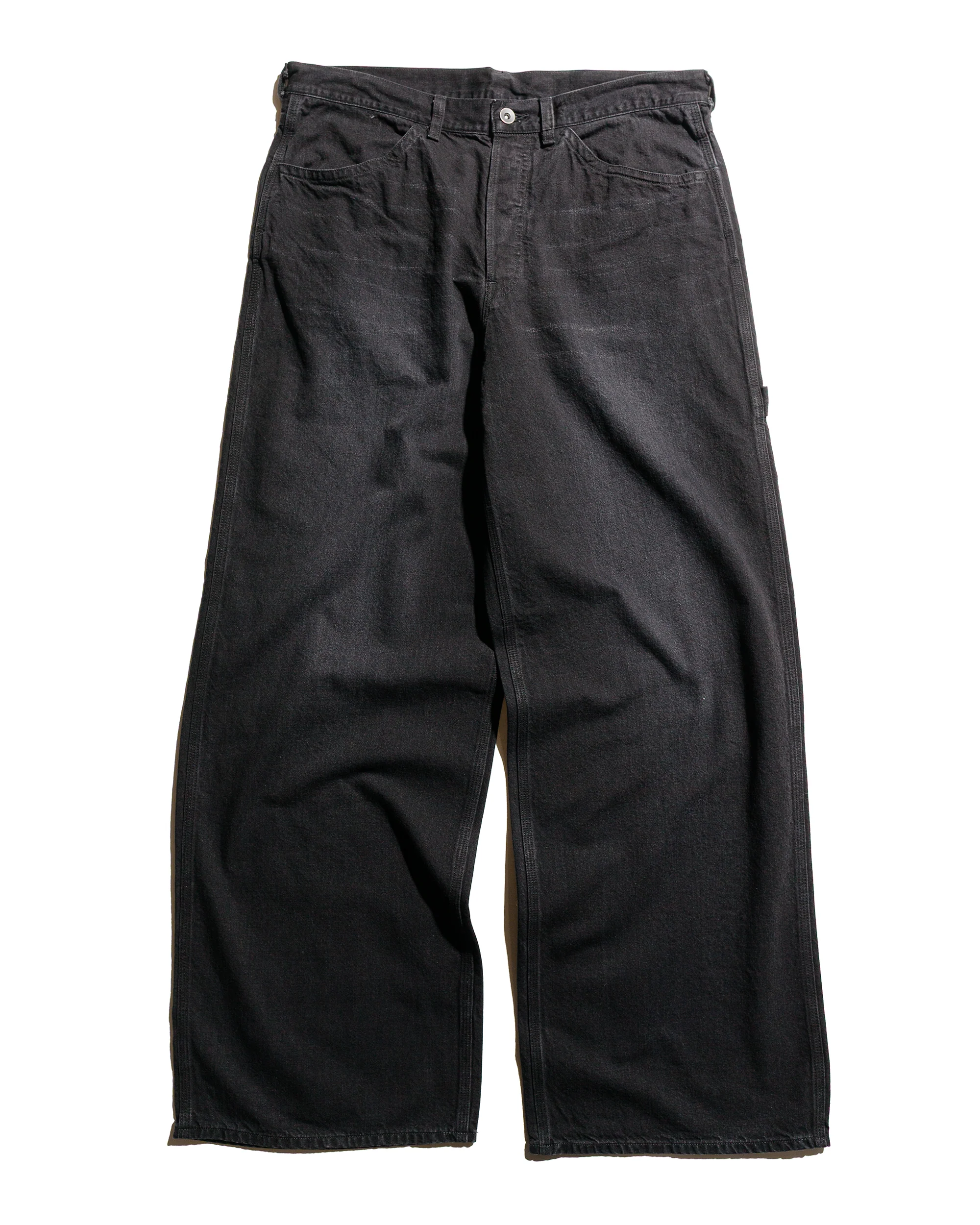 marka Wide Painter Pants Organic Cotton 10oz Denim Black