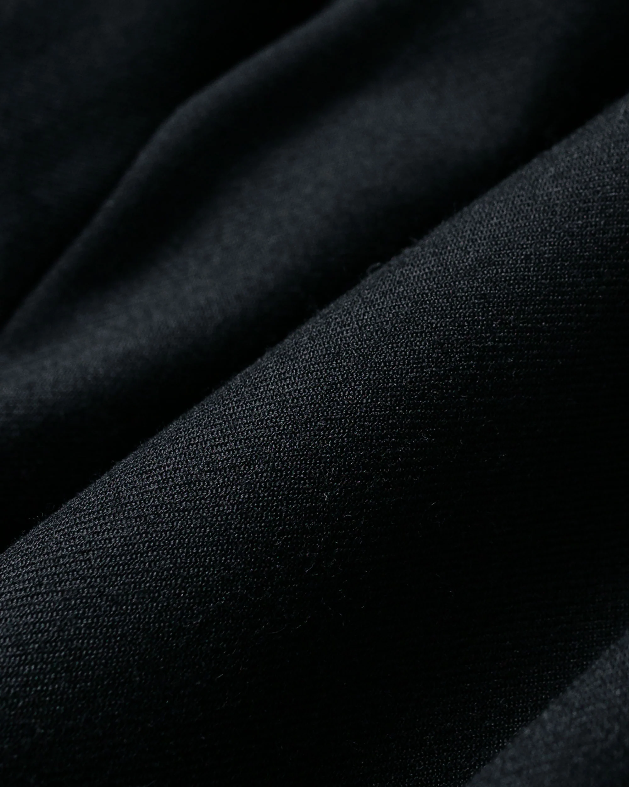 MARKAWARE Half Zip Service Jacket 2/80 Organic Wool Viyella Black - Image 6