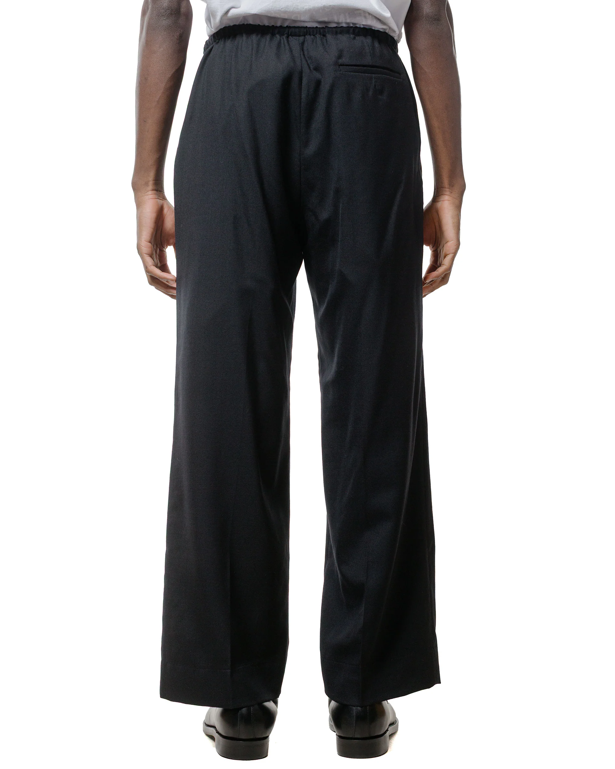 MARKAWARE Pajamas Pants 2/80 Organic Wool Viyella Black - Image 3